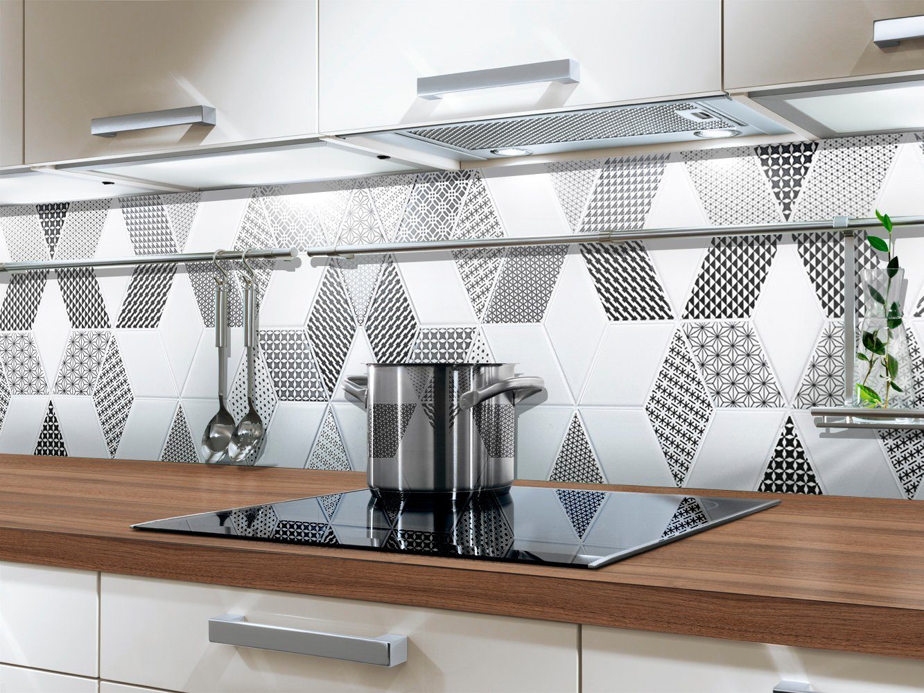 Rodnik Küchenrückwand 3D Effekt, Kunststoff Platte Monolith in PREMIUM Qualität, glänzend