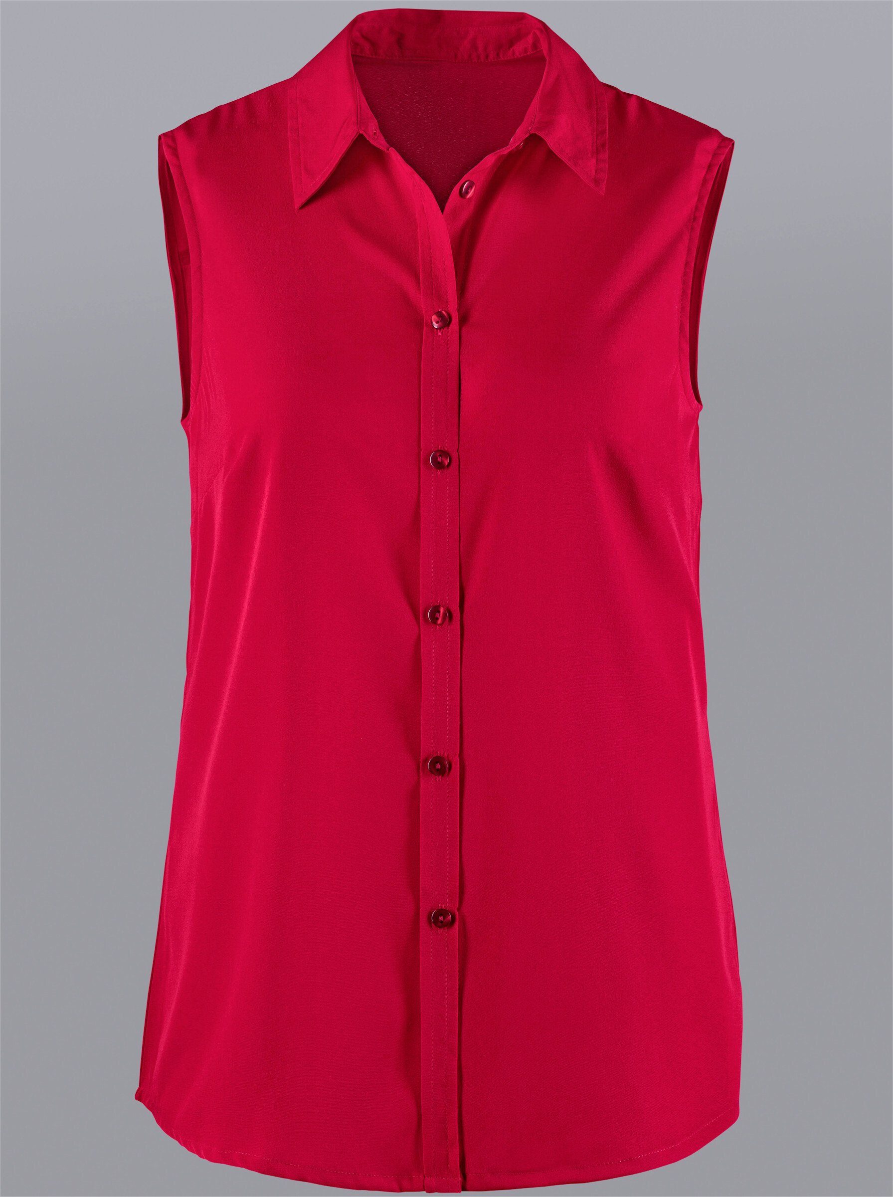 Sieh an! Blusentop Bluse ohne Arm Ärmellos günstig online kaufen