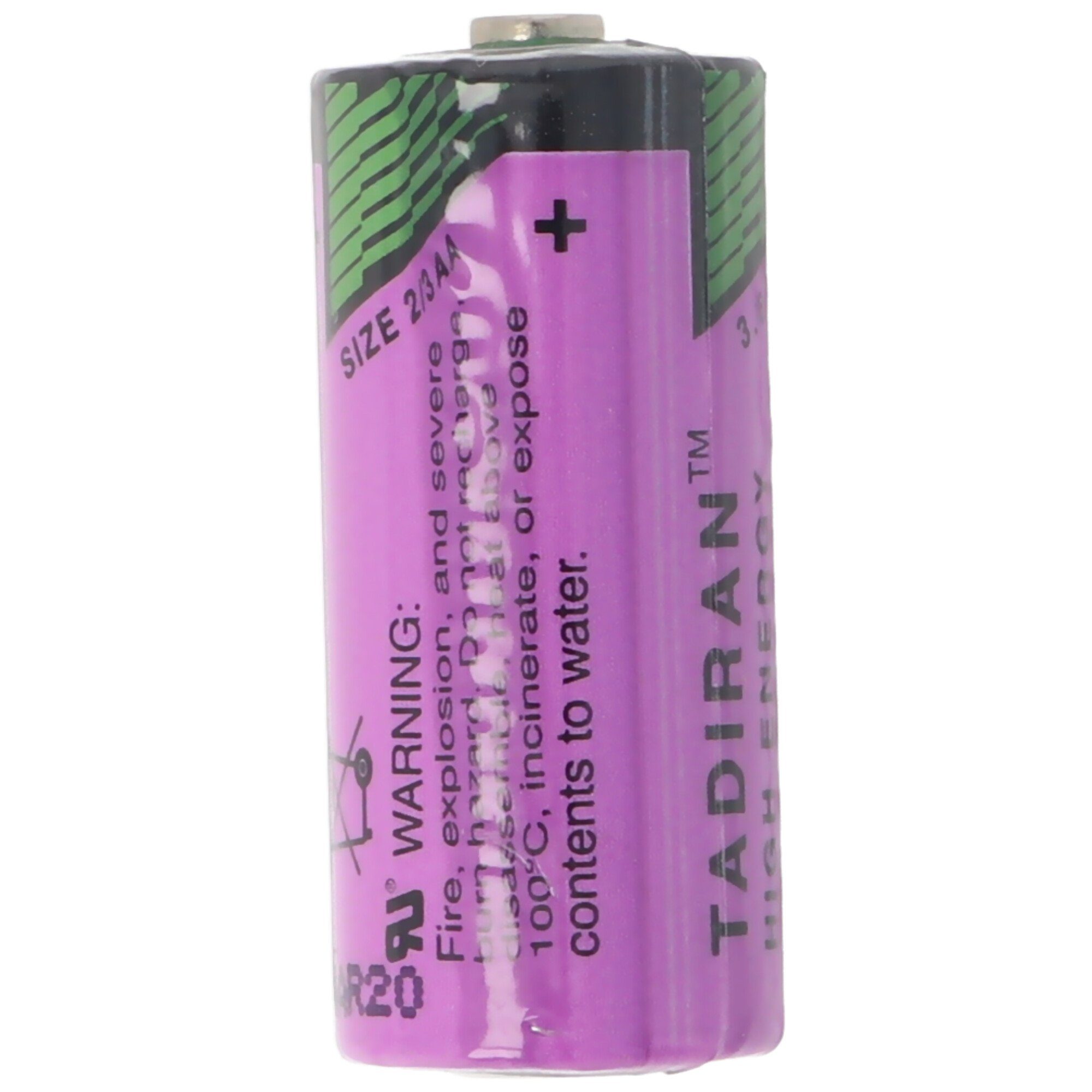 Lithium Inorganic 2/3AA Standard SL-761/S V) Battery (3,6 Tadiran Sonnenschein Batterie,