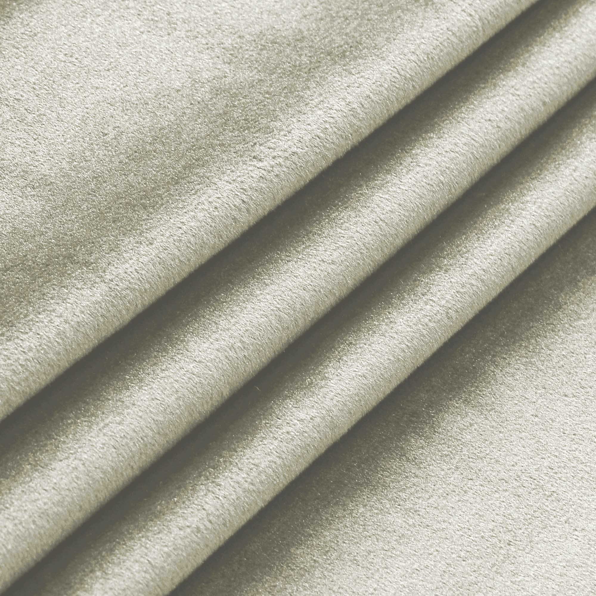 Sand Samt Verdunkelung Kräuselband Gardine Vorhang (1 140x245 blickdicht, Polyester weich Beige St), cm und Kräuselband Deko, Haus