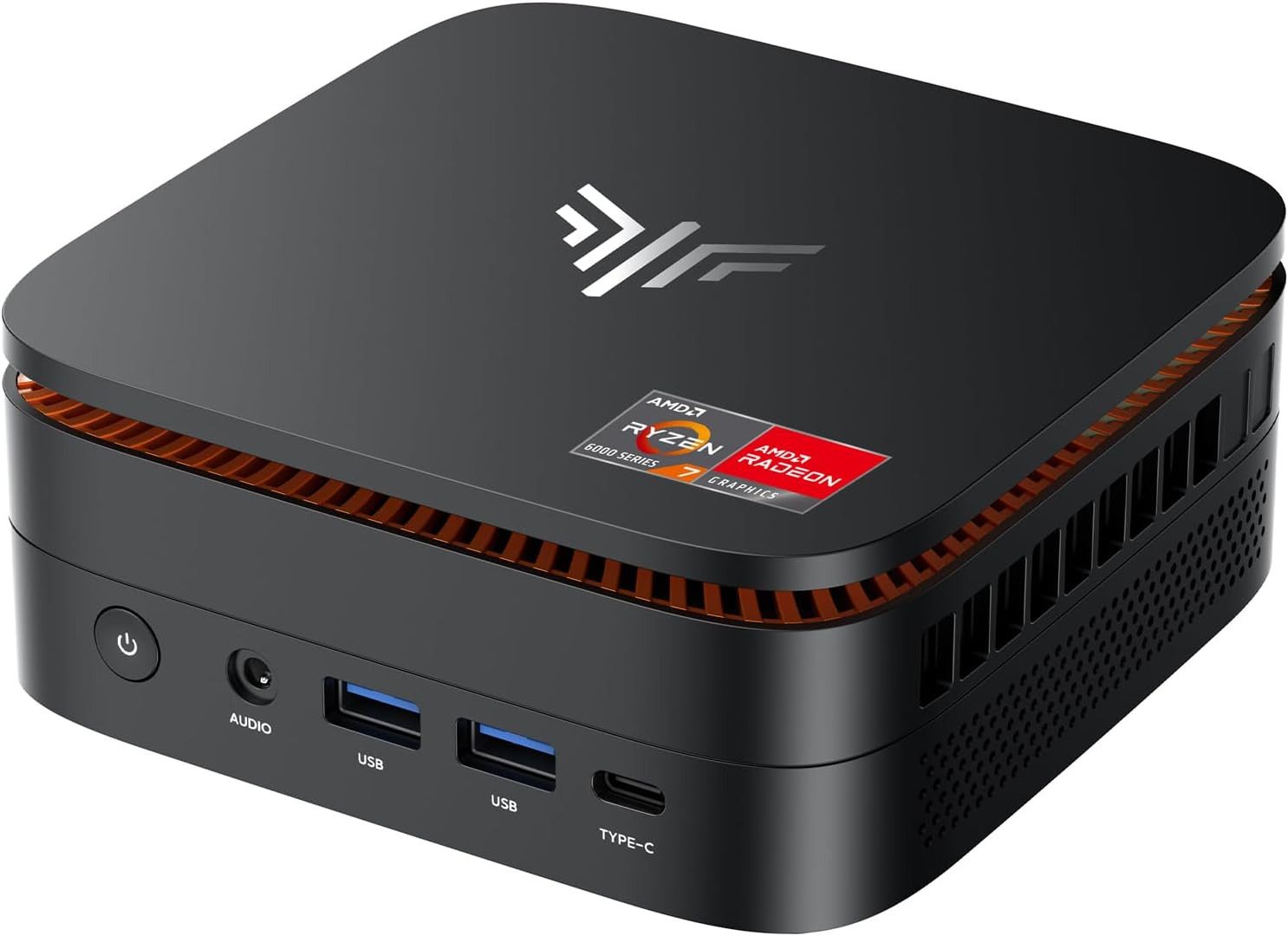 NiPoGi H1 AMD Ryzen 7 7735HS, 16/24 GB LPDDR5 RAM, 512GB SSD, Gaming Mini-PC (AMD Ryzen 7 7735HS, AMD Radeon™ Graphics, 16 GB RAM, 512 GB SSD, AMD Radeon Graphics, 4K Triple Display, WLAN 6, Bluetooth 5.2)