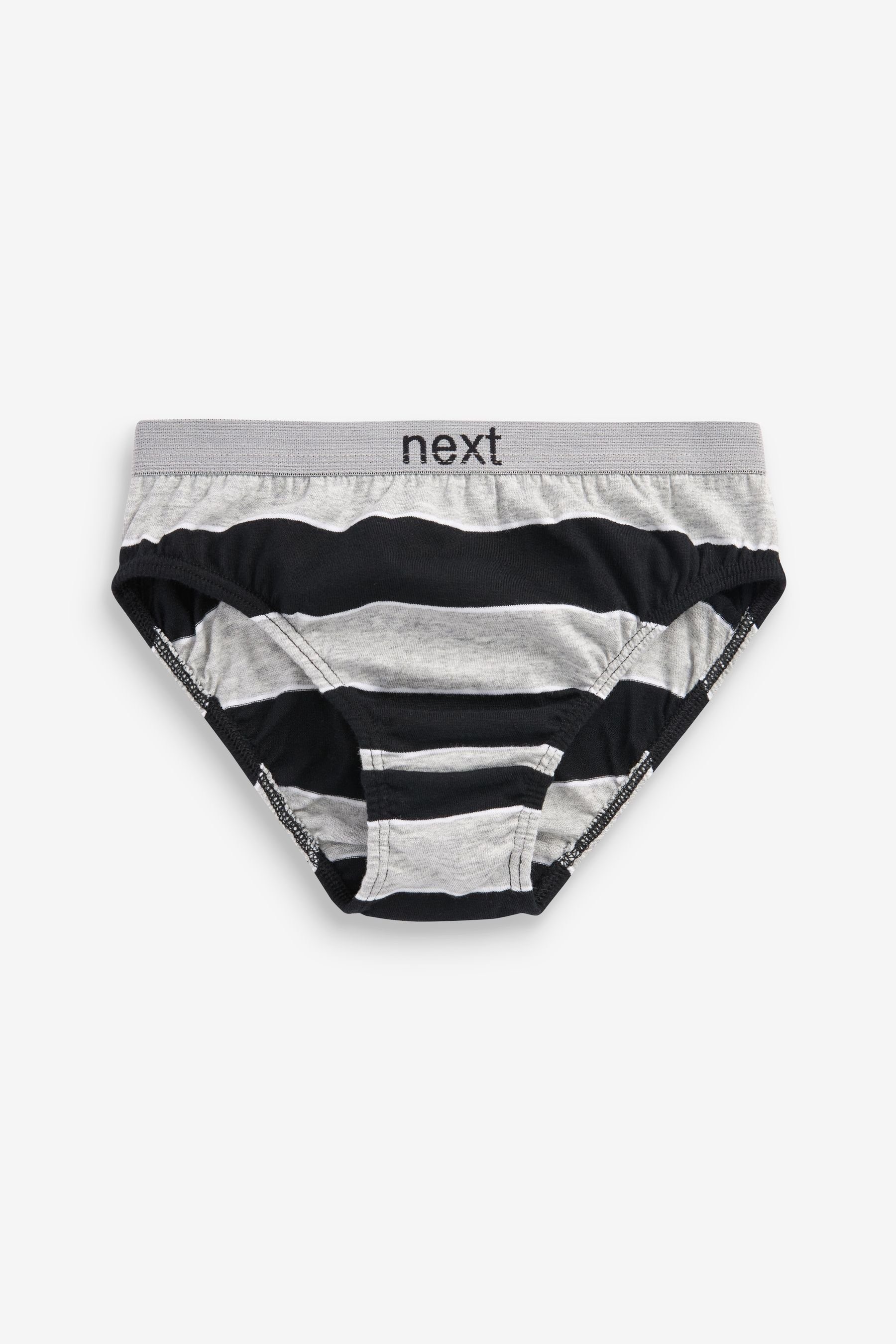 Next Slip Unterhosen Stripe Black/White/Grey im (5-St) 5er-Pack