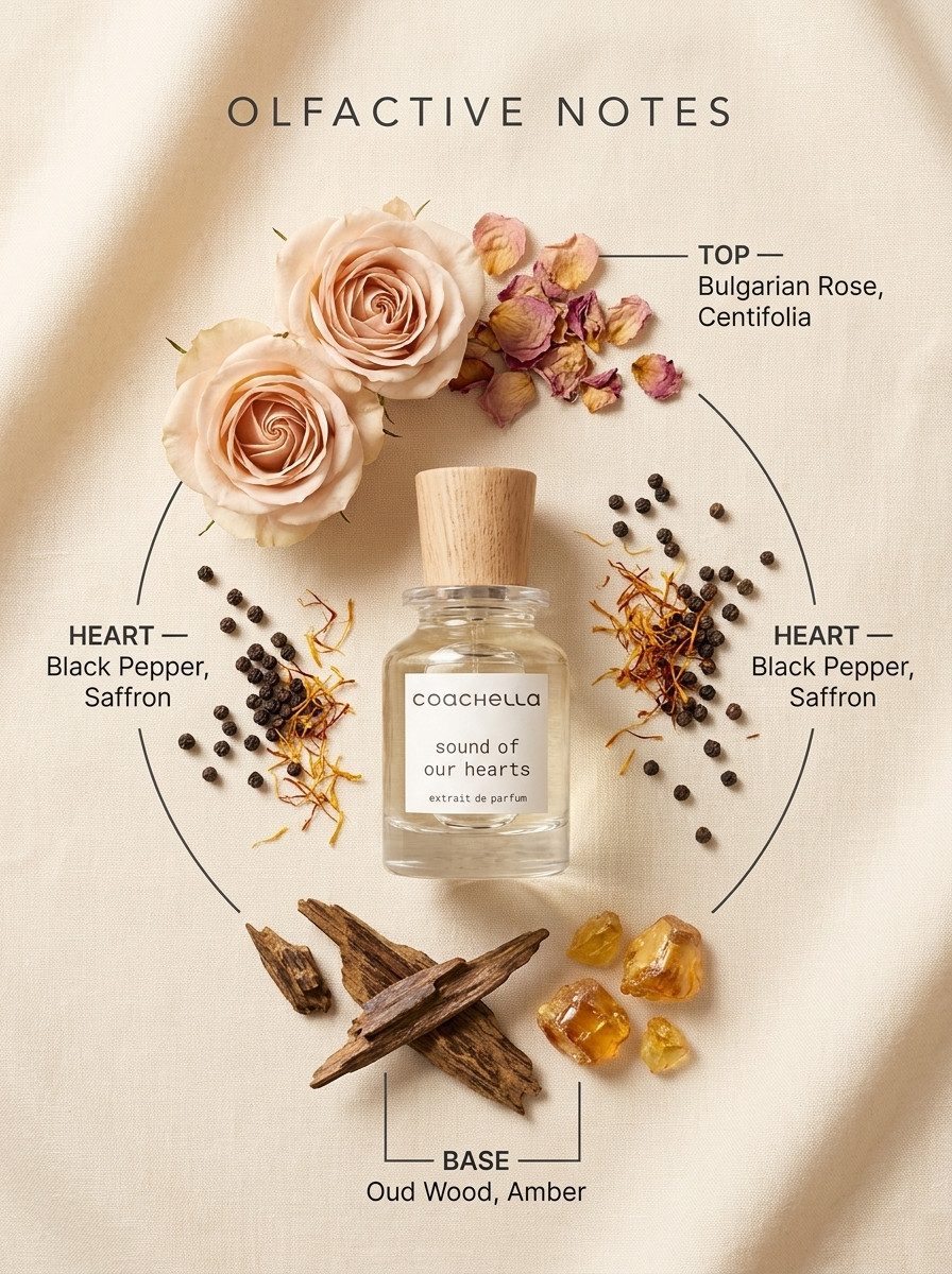 Coachella Parfums Eau de Parfum Coachella - Sound of our Hearts - Extrait de Parfum 50 ml Unisex