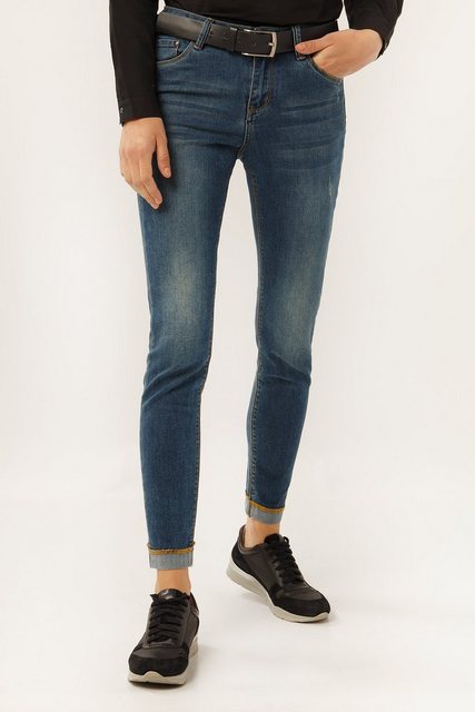 Hosen - Finn Flare Slim fit Jeans mit modischer Used Waschung ›  - Onlineshop OTTO