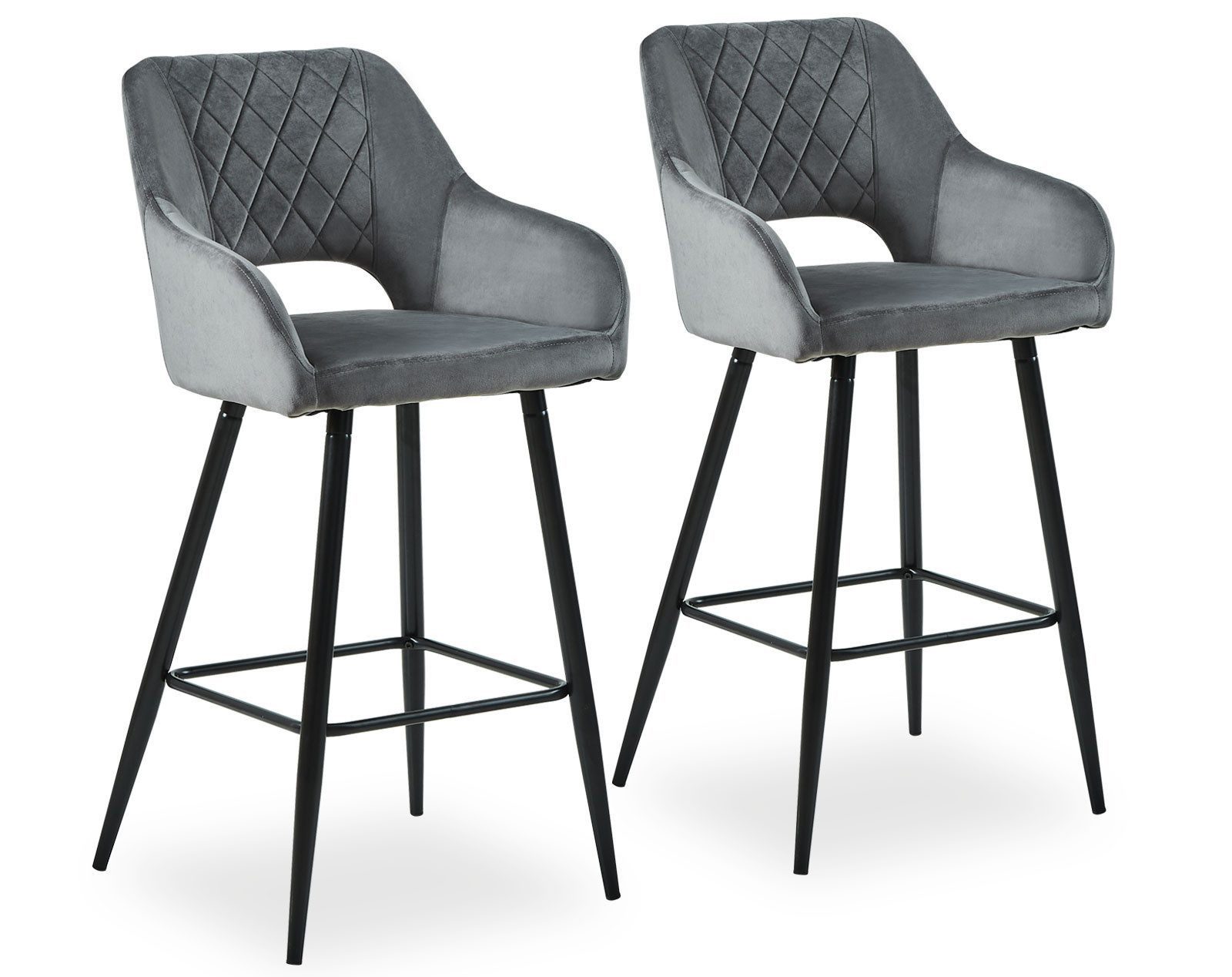 Ofcasa Barhocker Barstuhl aus Samtstoff (2er günstig online kaufen