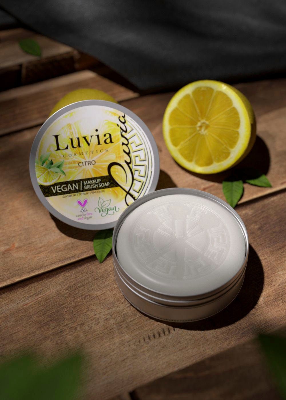 Cosmetics Brush Luvia (vegan) The Soap Essential Pinselseife