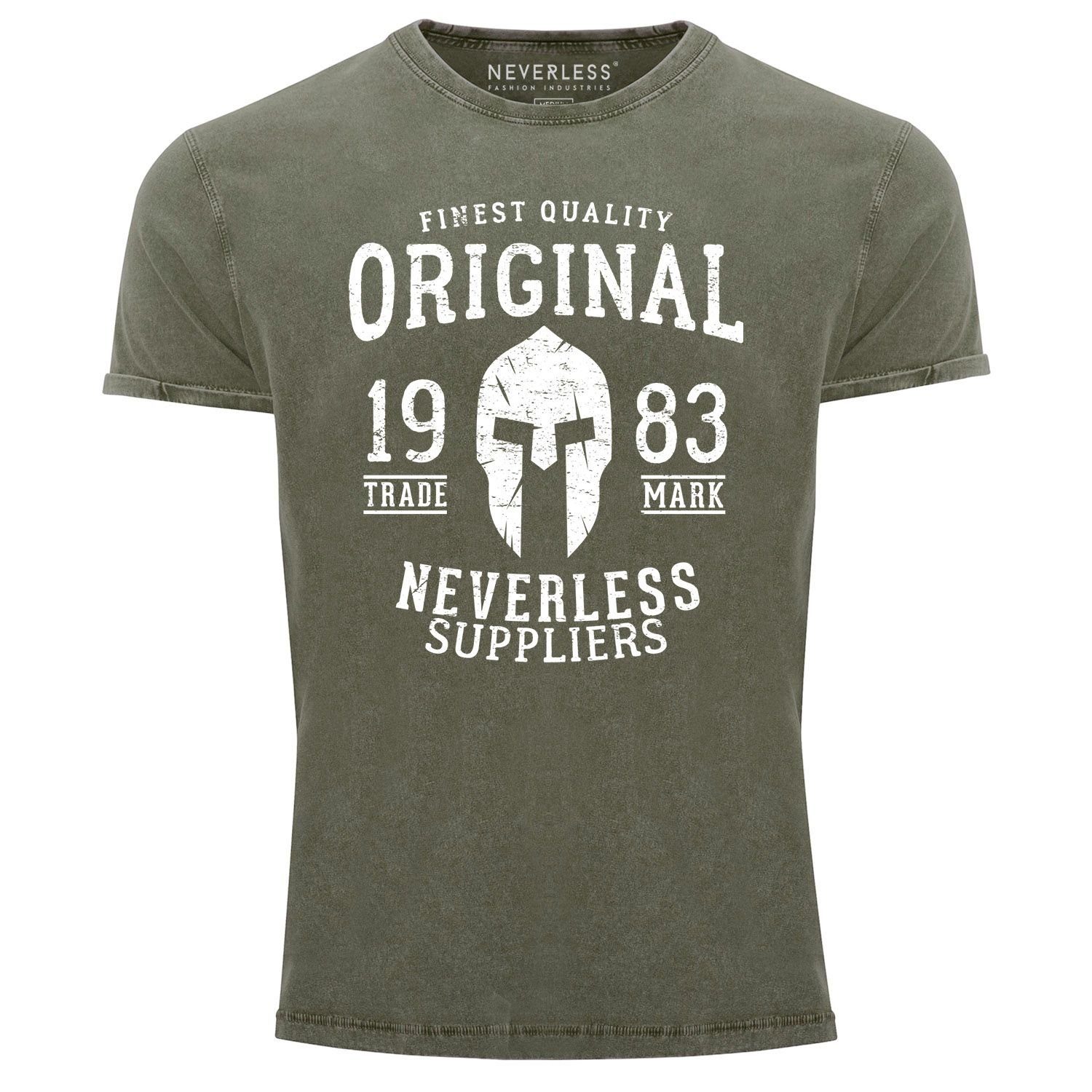 Print-Shirt Cooles Angesagtes Herren T-Shirt Vintage Shirt Original Gladiator