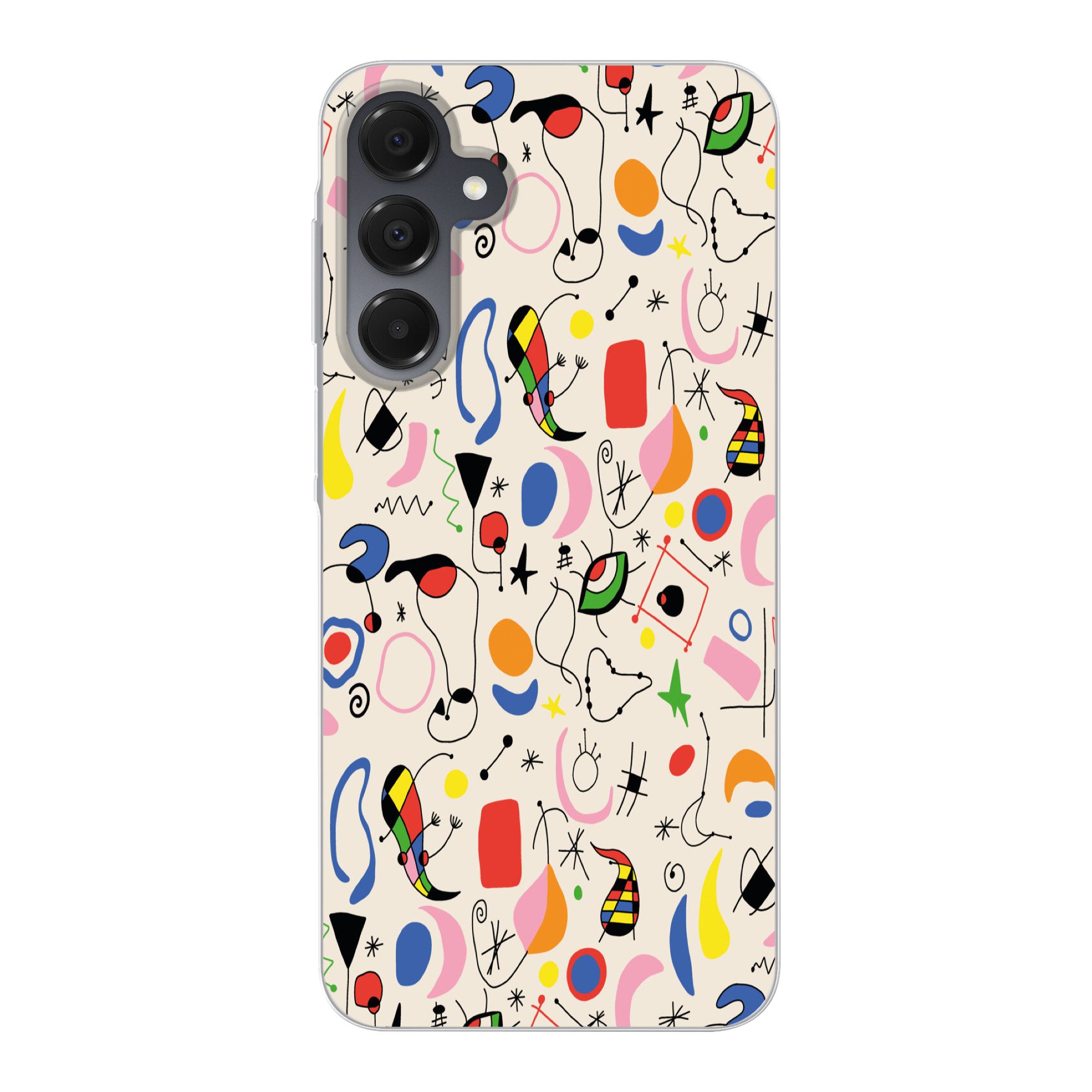 MuchoWow Handyhülle für Samsung Galaxy A16 5G Muster - Abstrakt - Kunst, Phone Case, Silikon, Schutzhülle Dünn