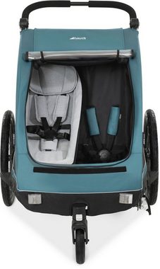 Hauck Fahrradkinderanhänger Neugeboreneneinsatz Baby Lounger, mit Beindecke und Kopfpolster, für Dryk Duo Fahrradanhänger