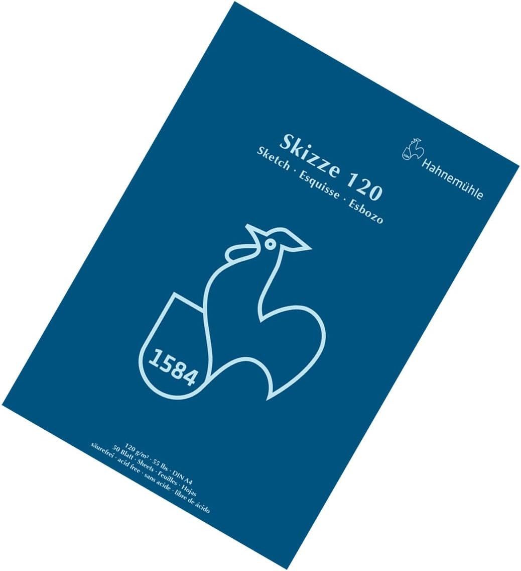 Hahnemühle Skizzenblock Skizze 120, DinA4, 120g/m², 50 Blatt – Bild 3 von 3