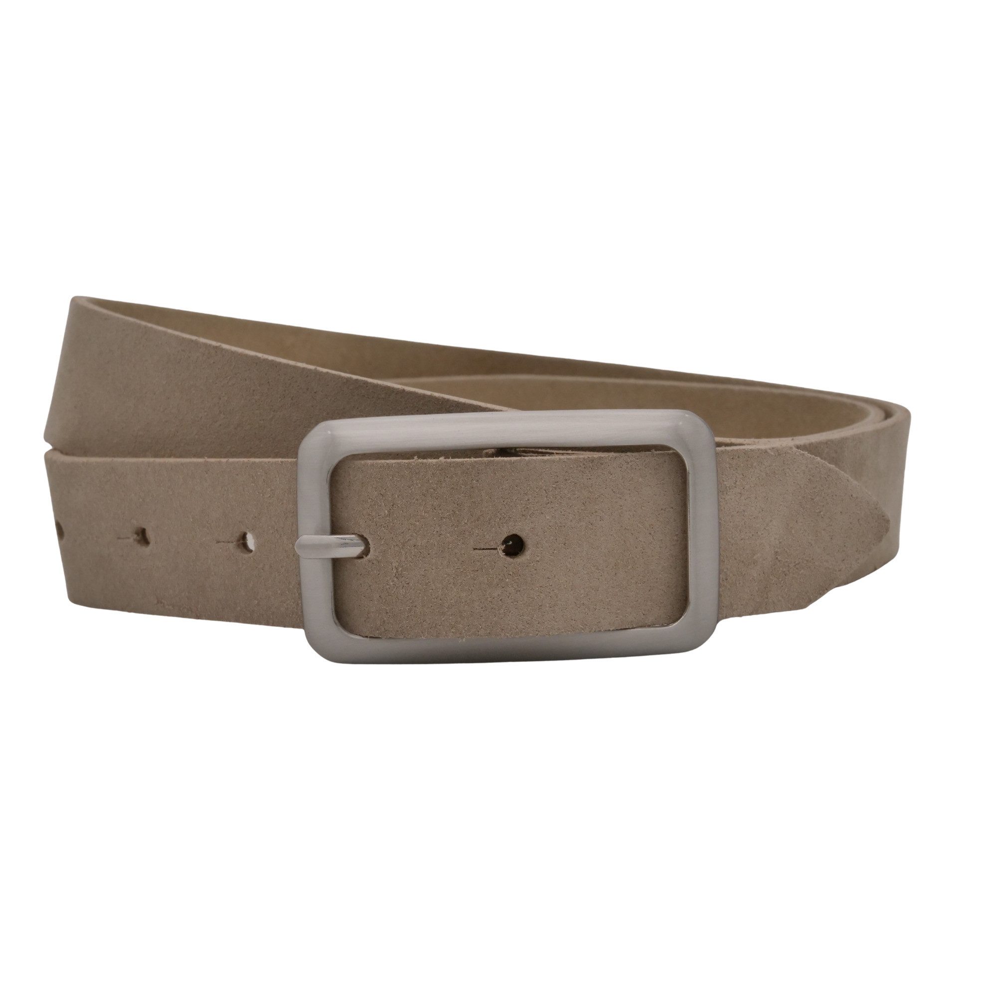 AnnaMatoni Ledergürtel AnnaMatoni Damen Ledergürtel in hochwertigem Velour Leder 3cm