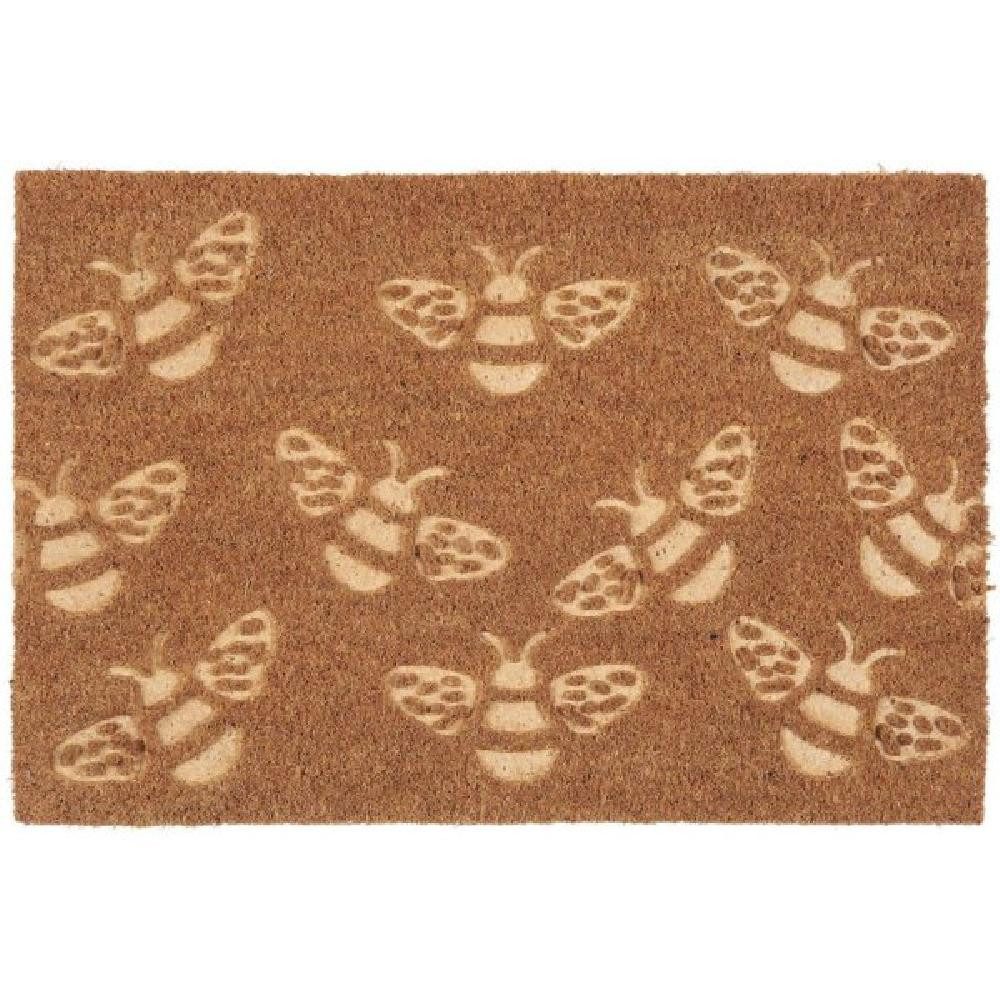 Ib Laursen Fußmatte Ib Laursen Fußmatte Bienen aus Kokosfasern (40x60cm)