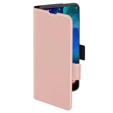 Hama Smartphone-Hülle Booklet für Samsung Galaxy S21 FE 5G, Farbe rosa, aufstellbar,klappbar, Mit Standfunktion und Einsteckfach