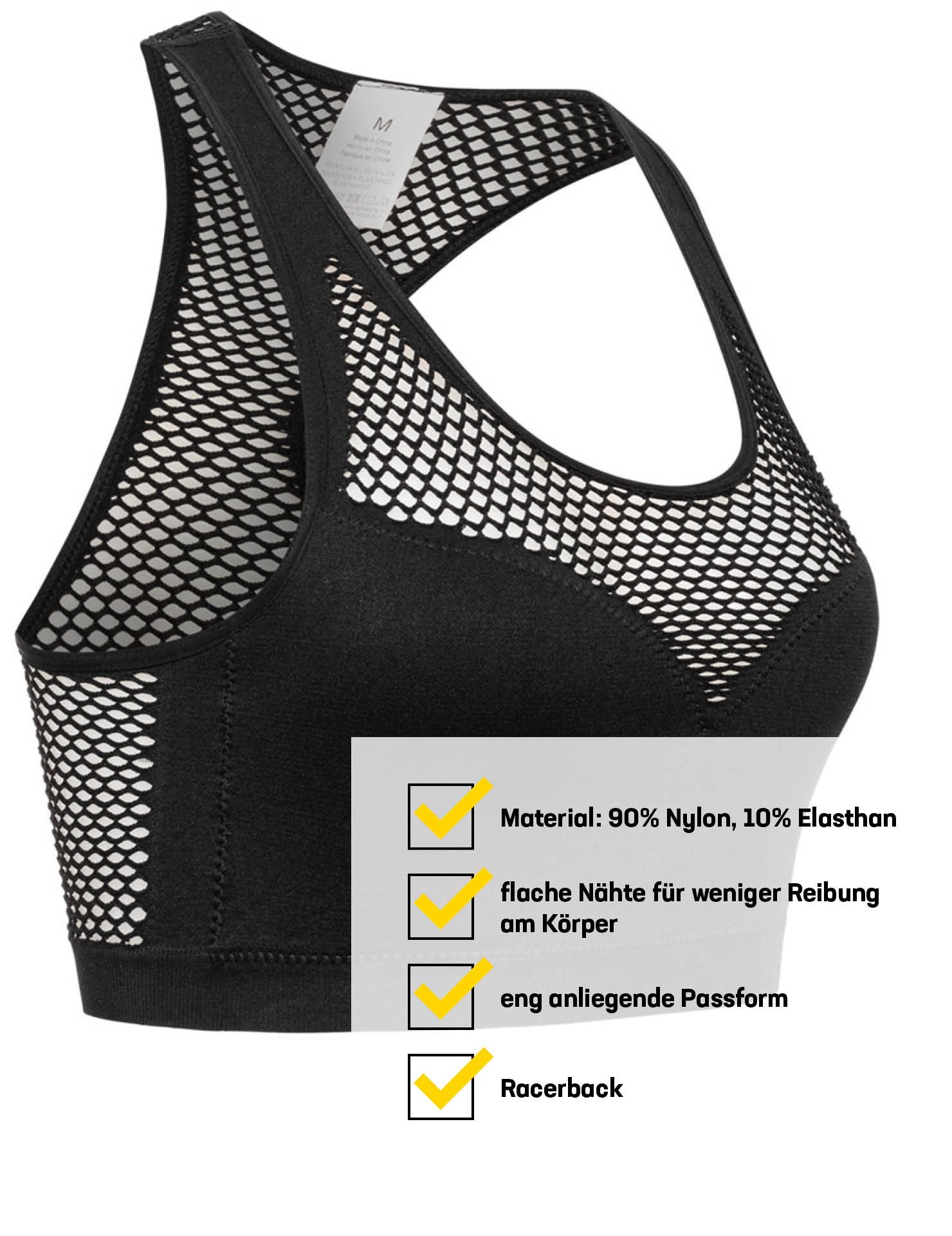 JELEX Sport-BH Sportstyle Damen Sport BH entwickelt für Workouts, Fitness und Laufen