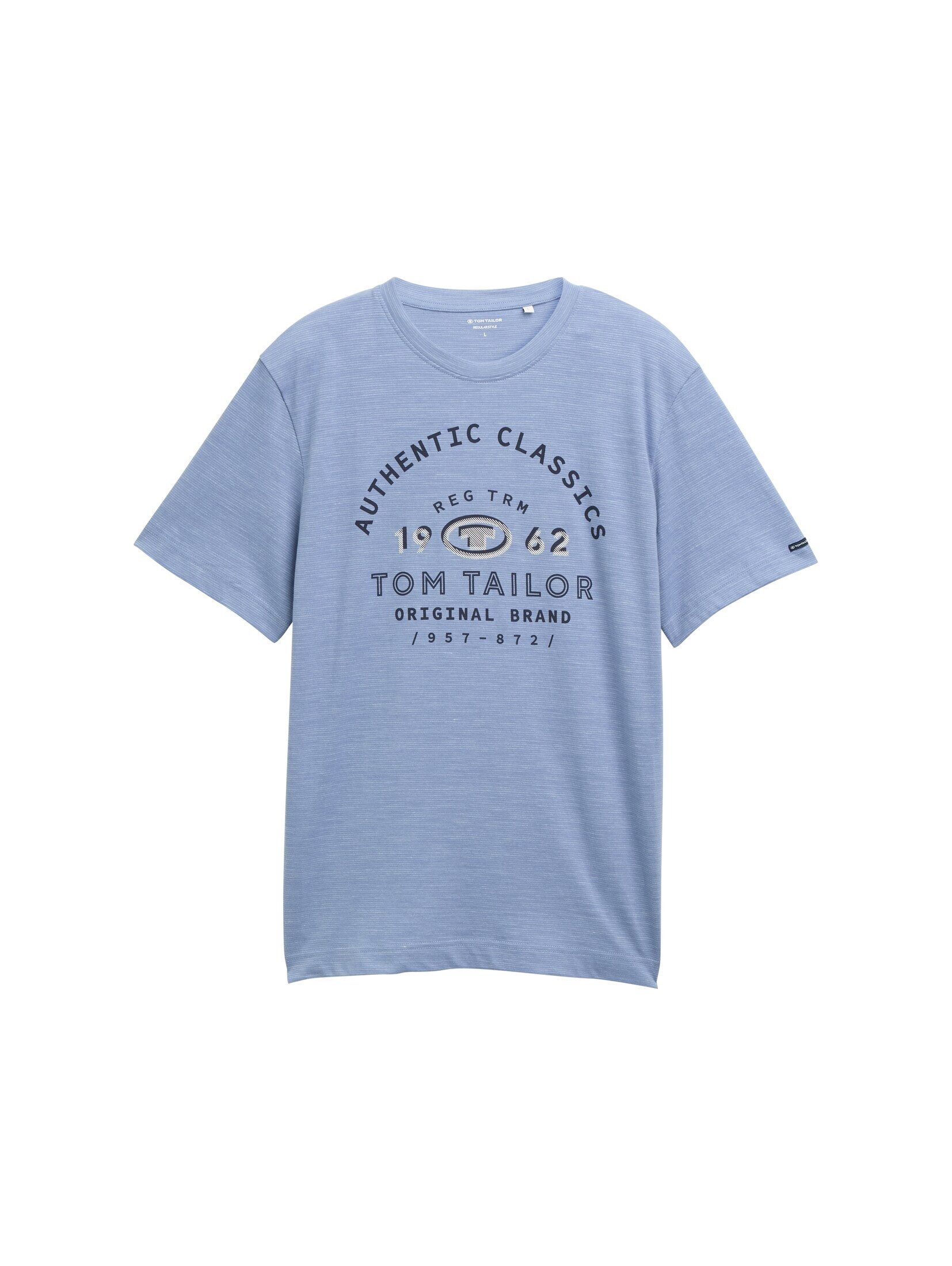 Tom Tailor Herren T-Shirt PRINTED T-SHIRT - Regular Fit günstig online kaufen