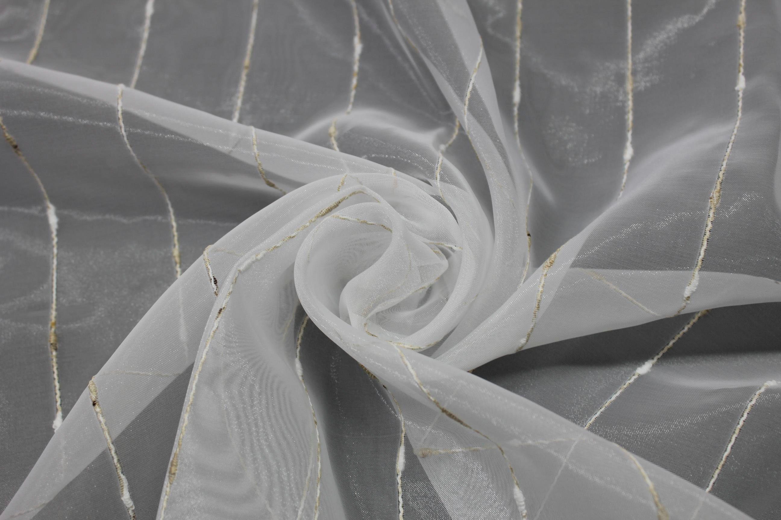 Wirth Vorhang Patricia (1 St), Ösen, halbtransparent, Voile, Store