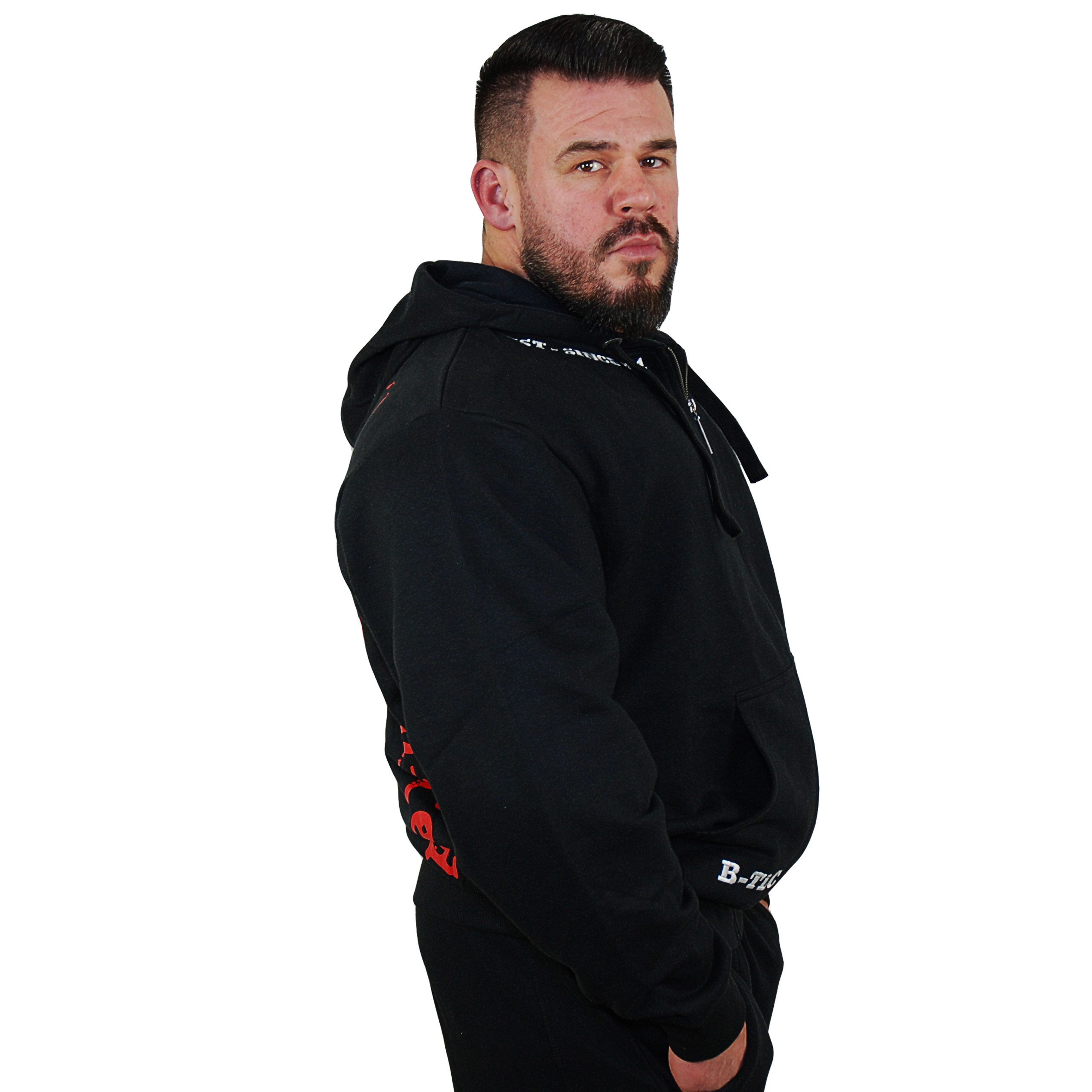 BRACHIAL THE LIFESTYLE COMPANY Kapuzensweatjacke Brachial Zip-Hoody "Gym" s günstig online kaufen