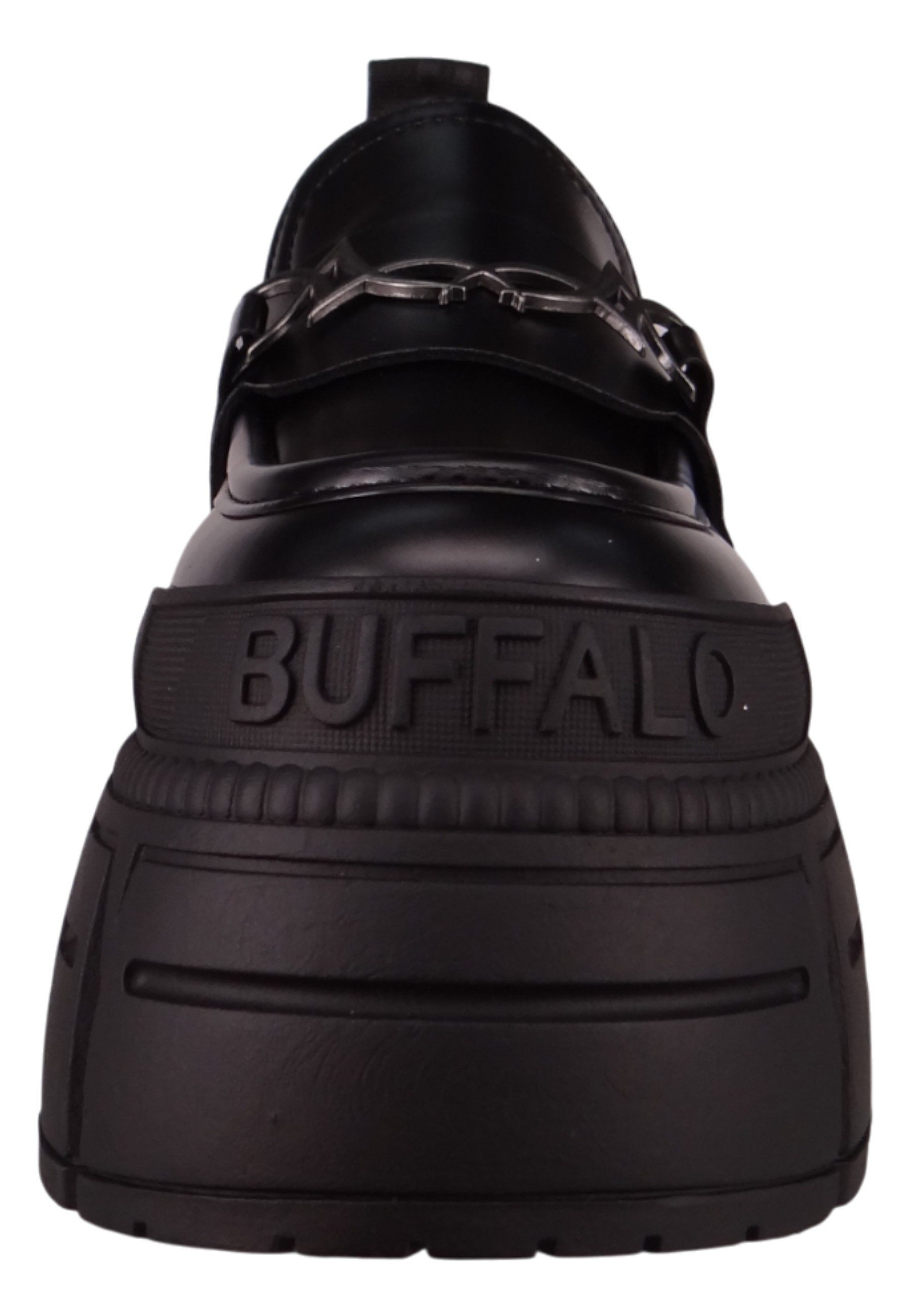 Buffalo 1624091 Gospher Loafer Tribal Black Slipper