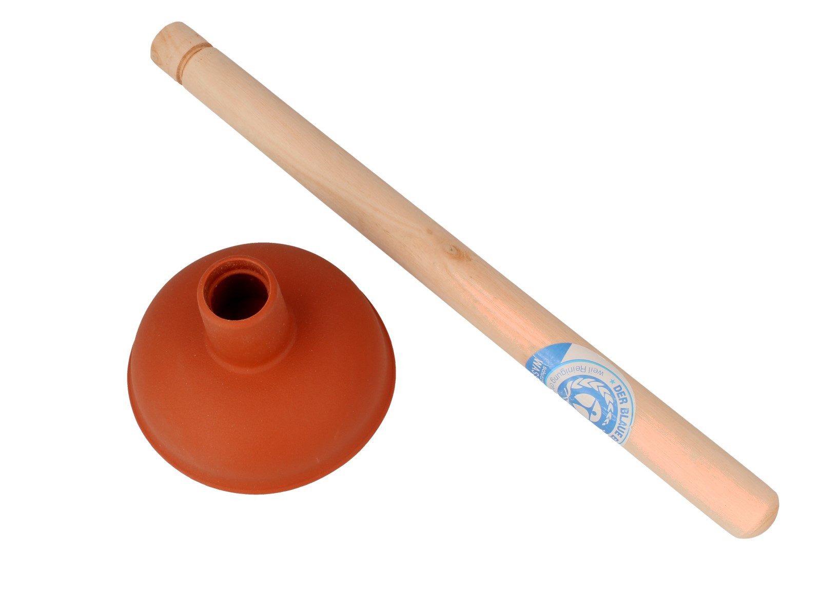 tecuro Pümpel Ausgussreiniger Ø 140 mm, mit Stiel, grosse Ausführung
