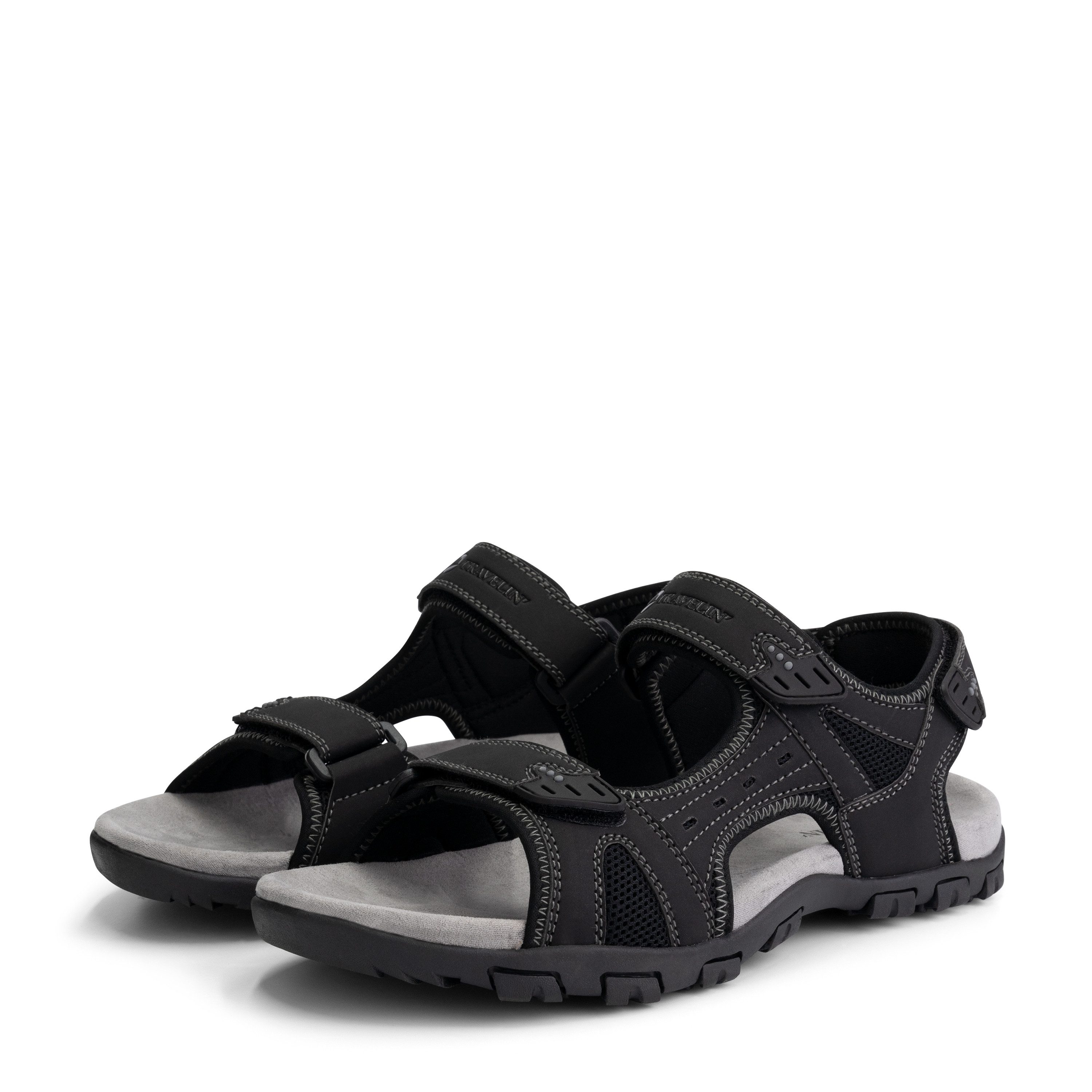 Travelin' Horten Sandal Men Outdoorsandale (Klettverschluss, 1 Paar) komfortabel und besonders griffig