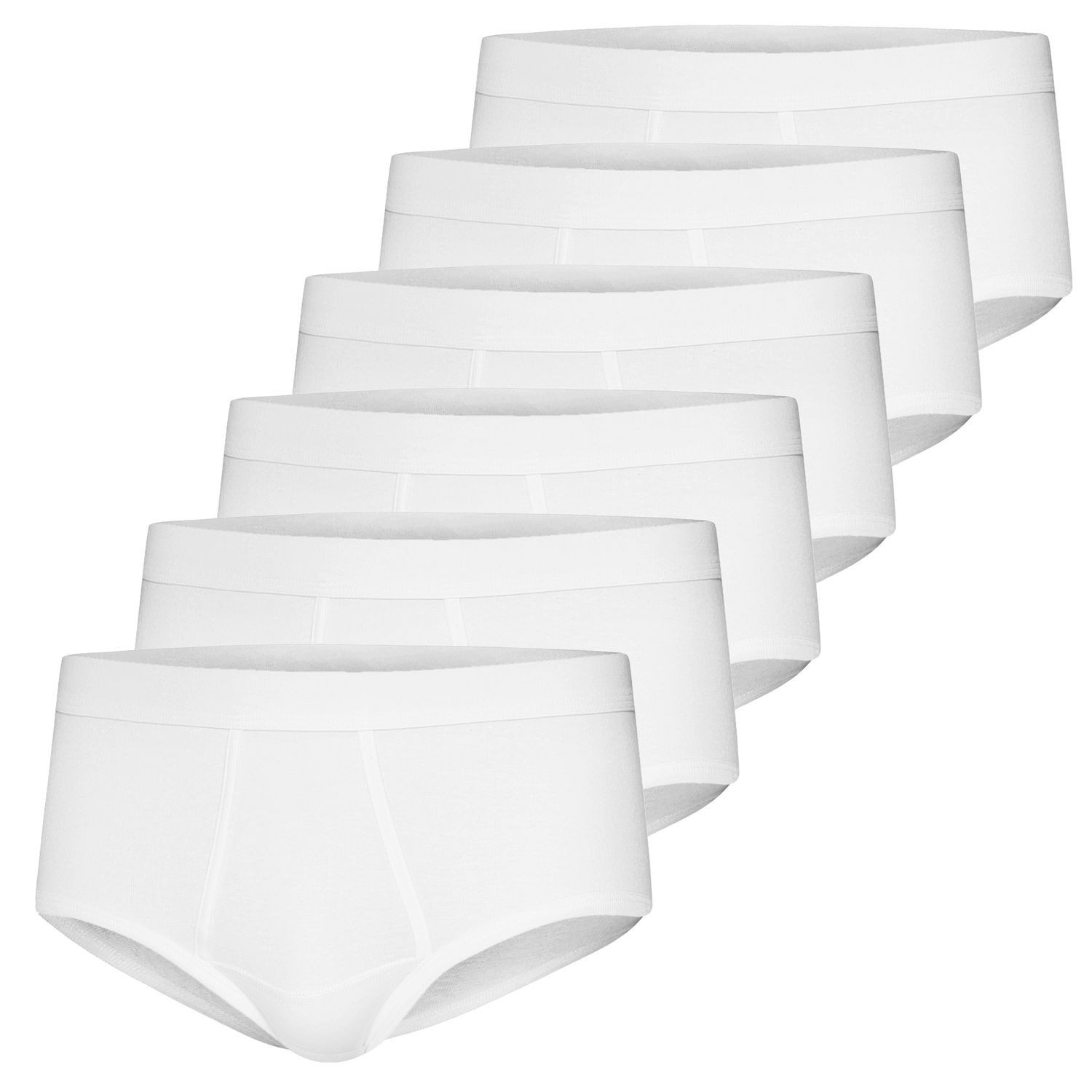 ESGE - Die Wäsche-Macher Slip Feinripp ESGE Herren Slips mit Eingriff im 6er Pack