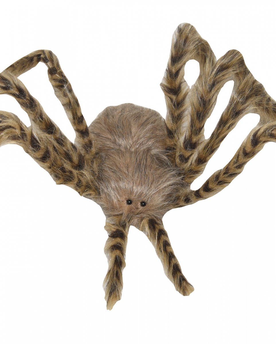 Horror-Shop Dekofigur Haarige Braune Spinne Halloween als 49c Dekoration