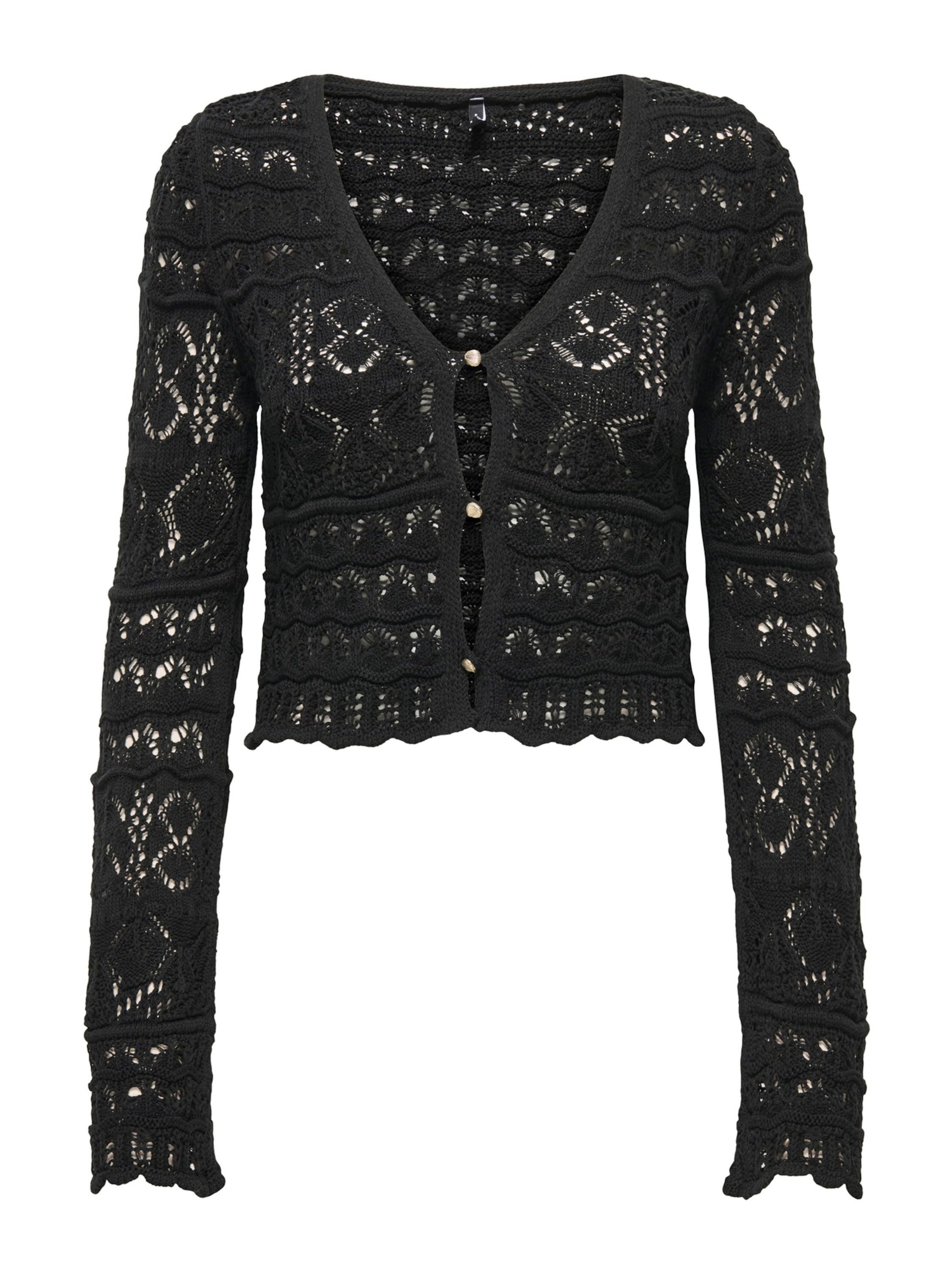 ONLY Strickjacke ONLColette (1-tlg) Lochmuster