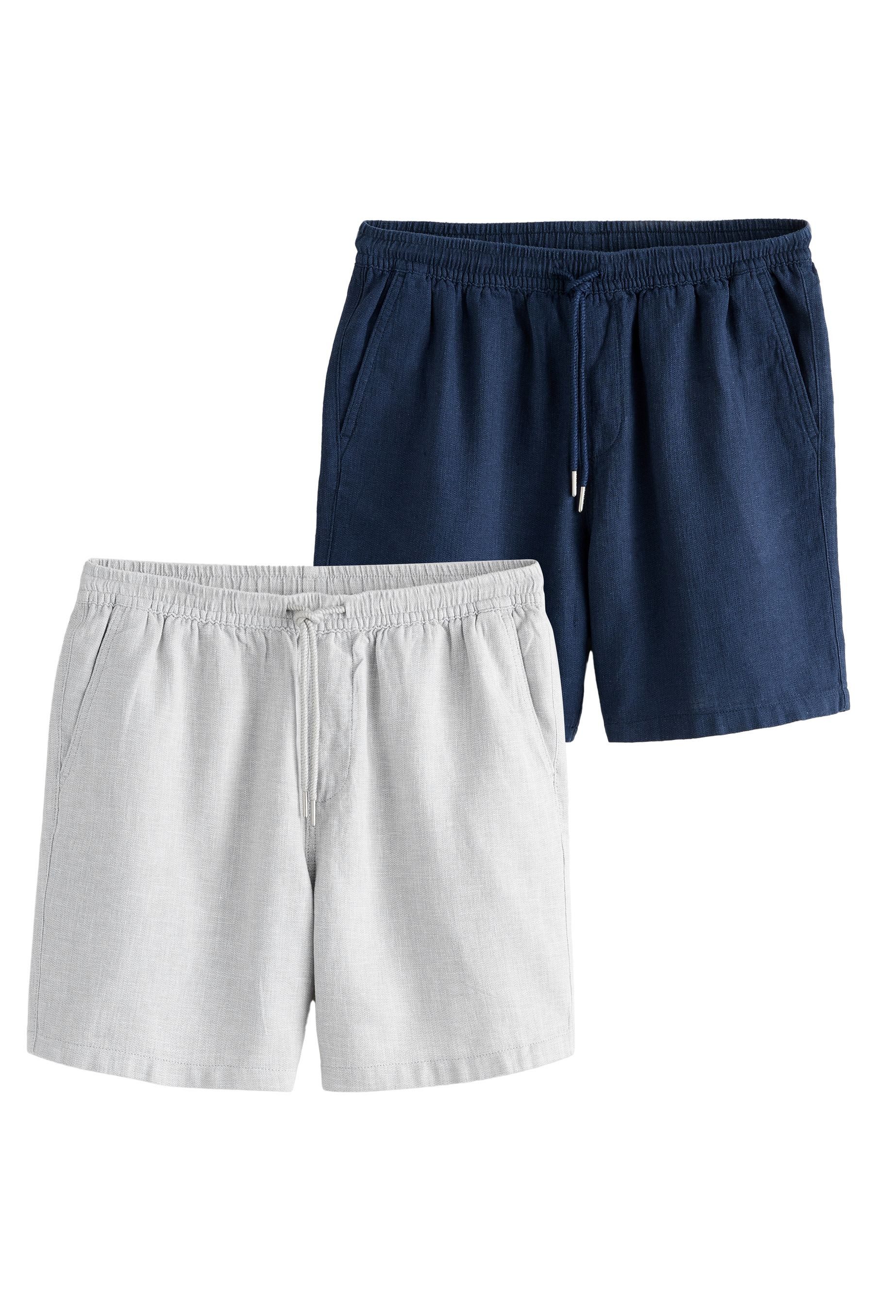 Next Shorts 2er-Pack Dock-Shorts aus Baumwolle günstig online kaufen