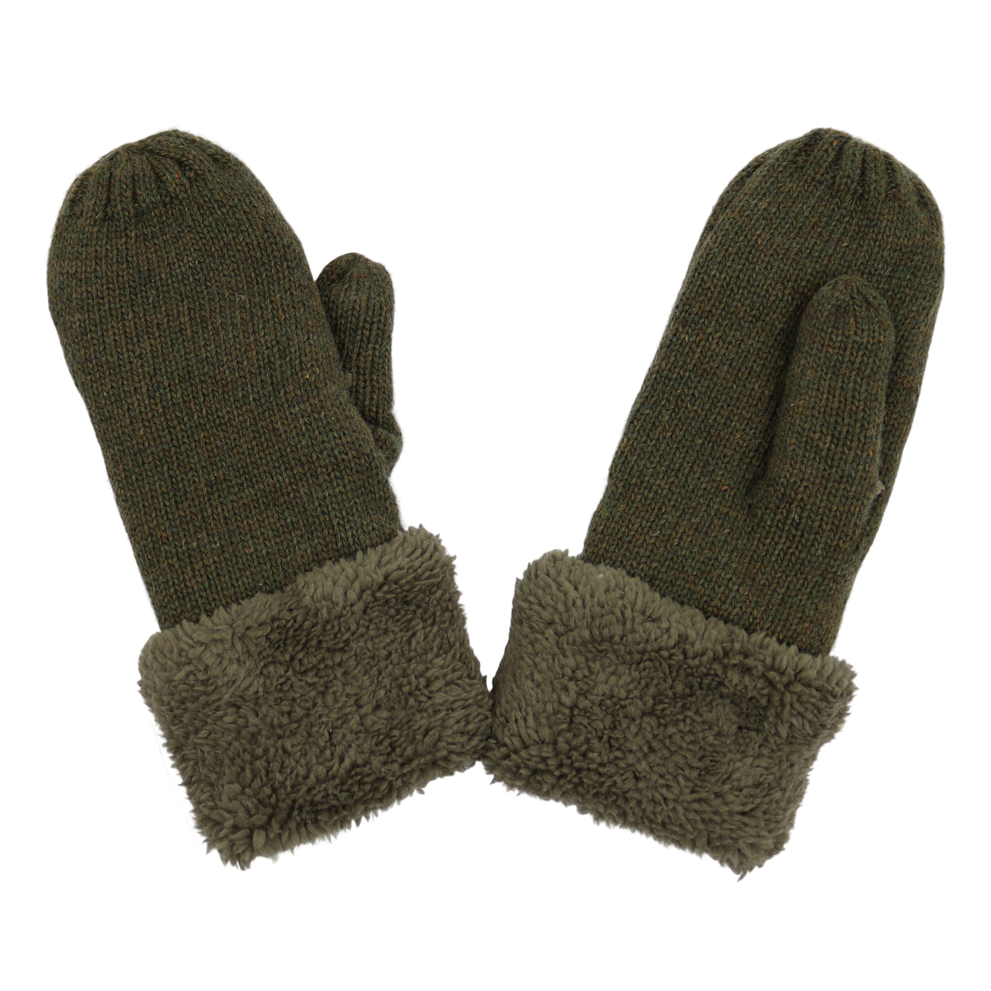 MIRROSI Strickhandschuhe Damen Handschuhe Fausthandschuhe warm durch gefütt günstig online kaufen