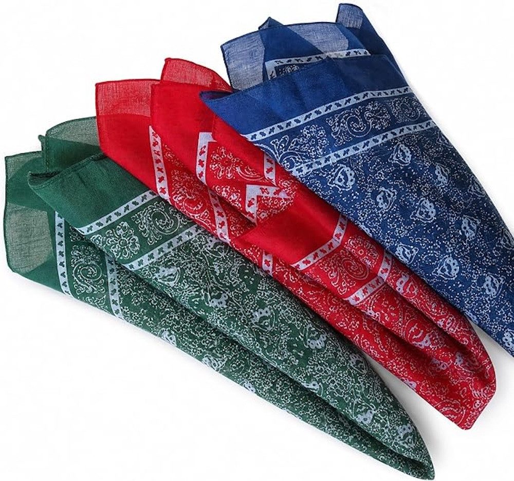 LK Trend & Style Nickituch Kopftuch Halstuch Bandana fürs Festival oder Oktoberfest, (Accessoire, lässig, Unisex, auf zum Fest passend gestylt, das modische Design bleibt im Trend), richtig gut für Line - Dance