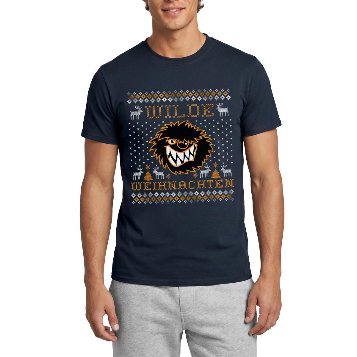 T-Shirt Die Wilden Kerle Wilde Weihnachten Ugly Christmas Männer T-Shirt