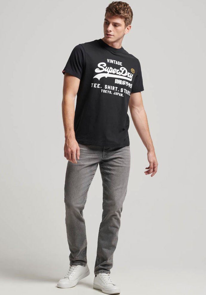 CLASSIC T-Shirt VINTAGE VL Superdry Black TEE STORE