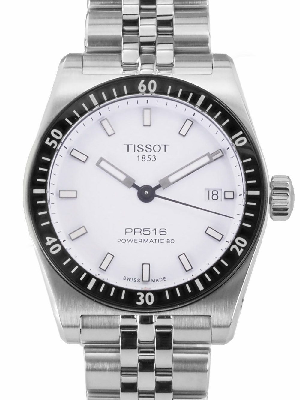 Tissot Automatikuhr schweizer Herren Uhr 38 mm Ø T1494071103100 PR516 Powermatic 80, 80 Std. Gangreserve