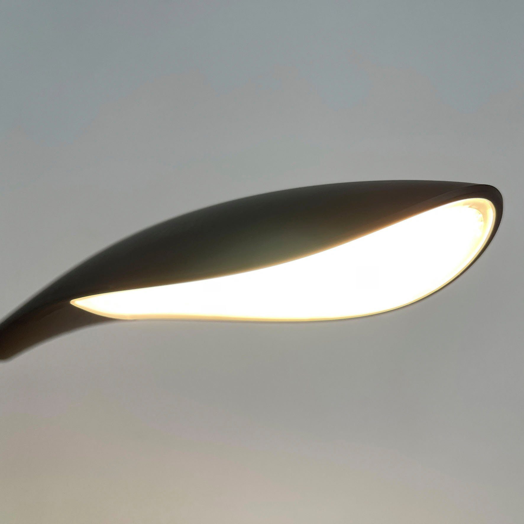 HONSEL LED integriert, Nil, & Warmweiß LED FISCHER Dimmfunktion, fest Tischleuchte