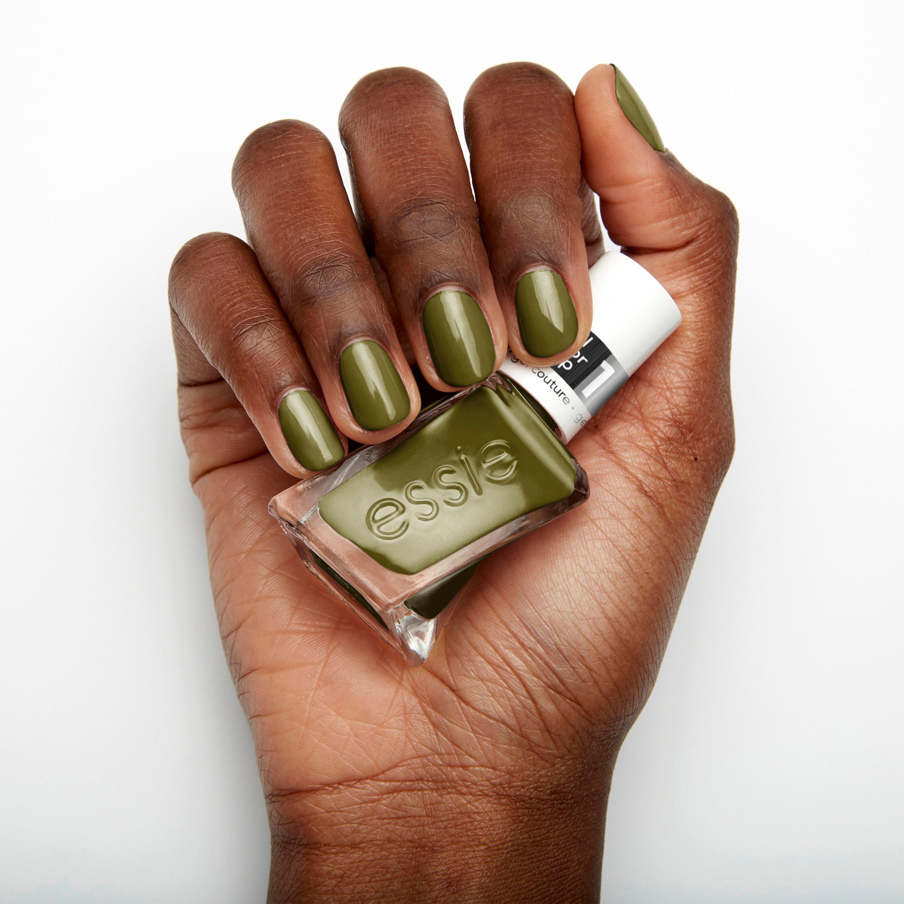 - couture plaid, Nagellack, gel 540 gel totally couture essie