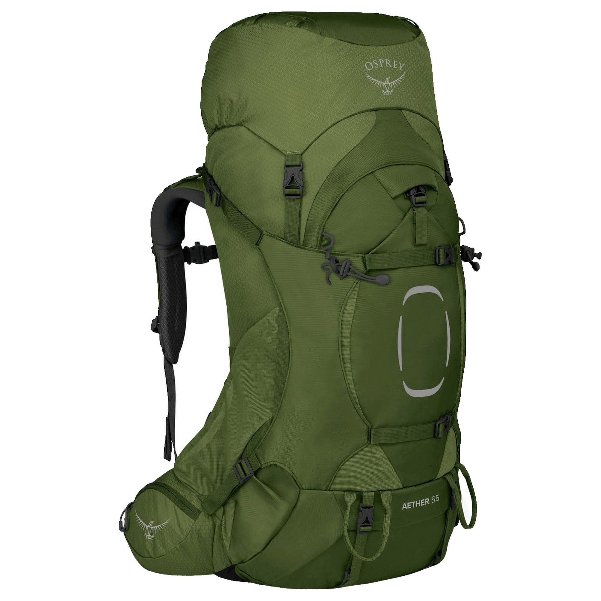 Osprey Trekkingrucksack Aether 55 L/XL - Trekkingrucksack 78 cm (garlic mustard green, L/XL)