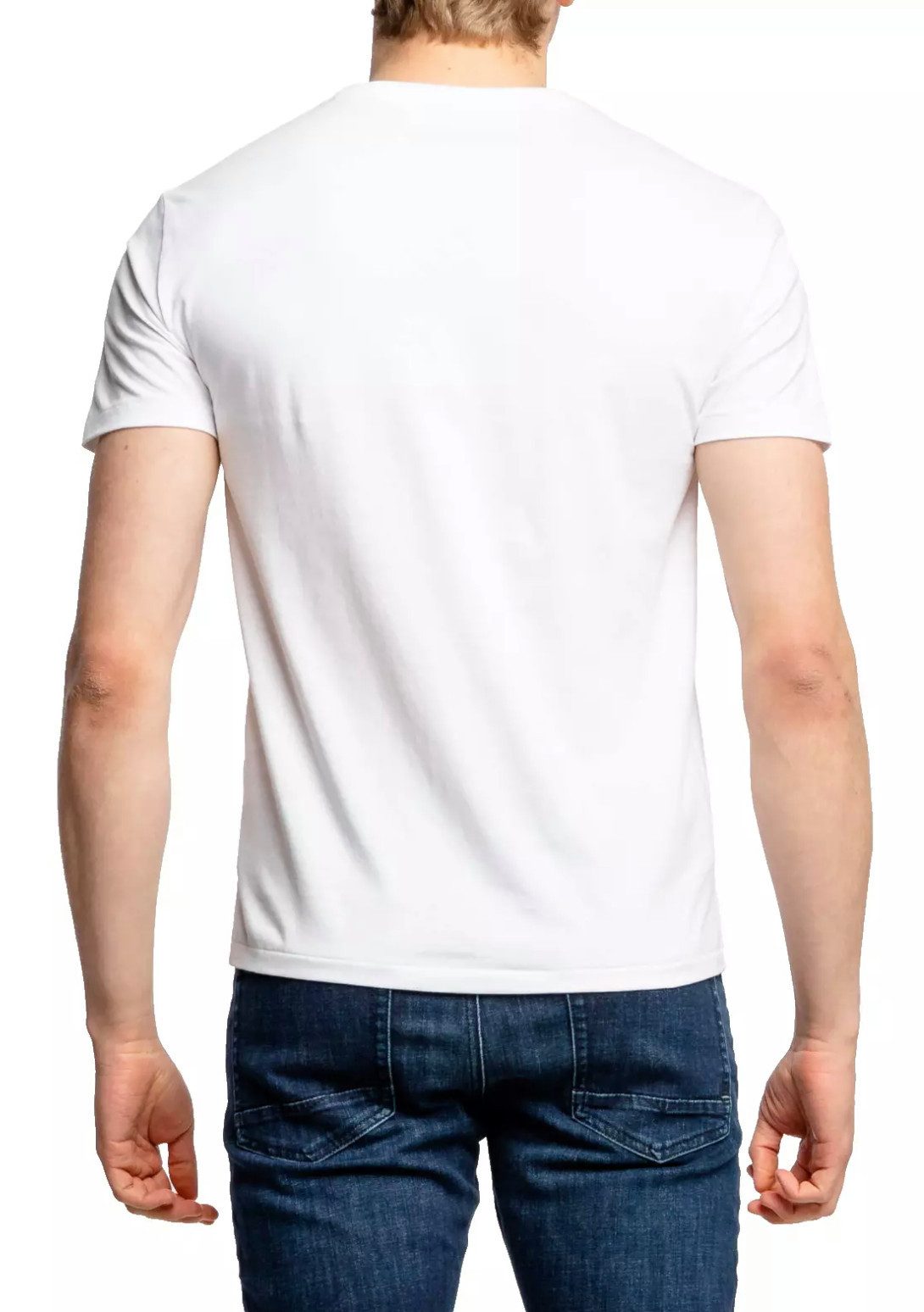 Polo Ralph Lauren T-Shirt Custom Slim Fit hochwertiger Interlock-Stoff Bio-Baumwolle, die umweltfreundlich produziert wurde