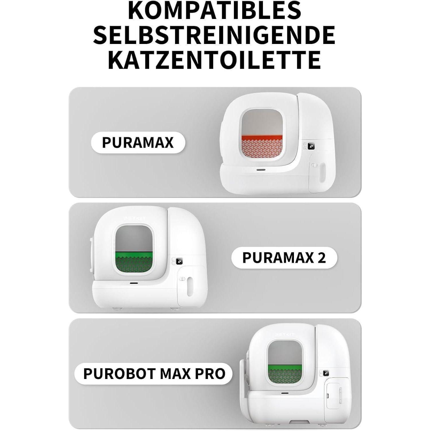 LuxusKollektion Hygienebeutelspender Katzentoilettenbeutel Zugbänder Kratzfest Katzenstreu 1 Rollo 18