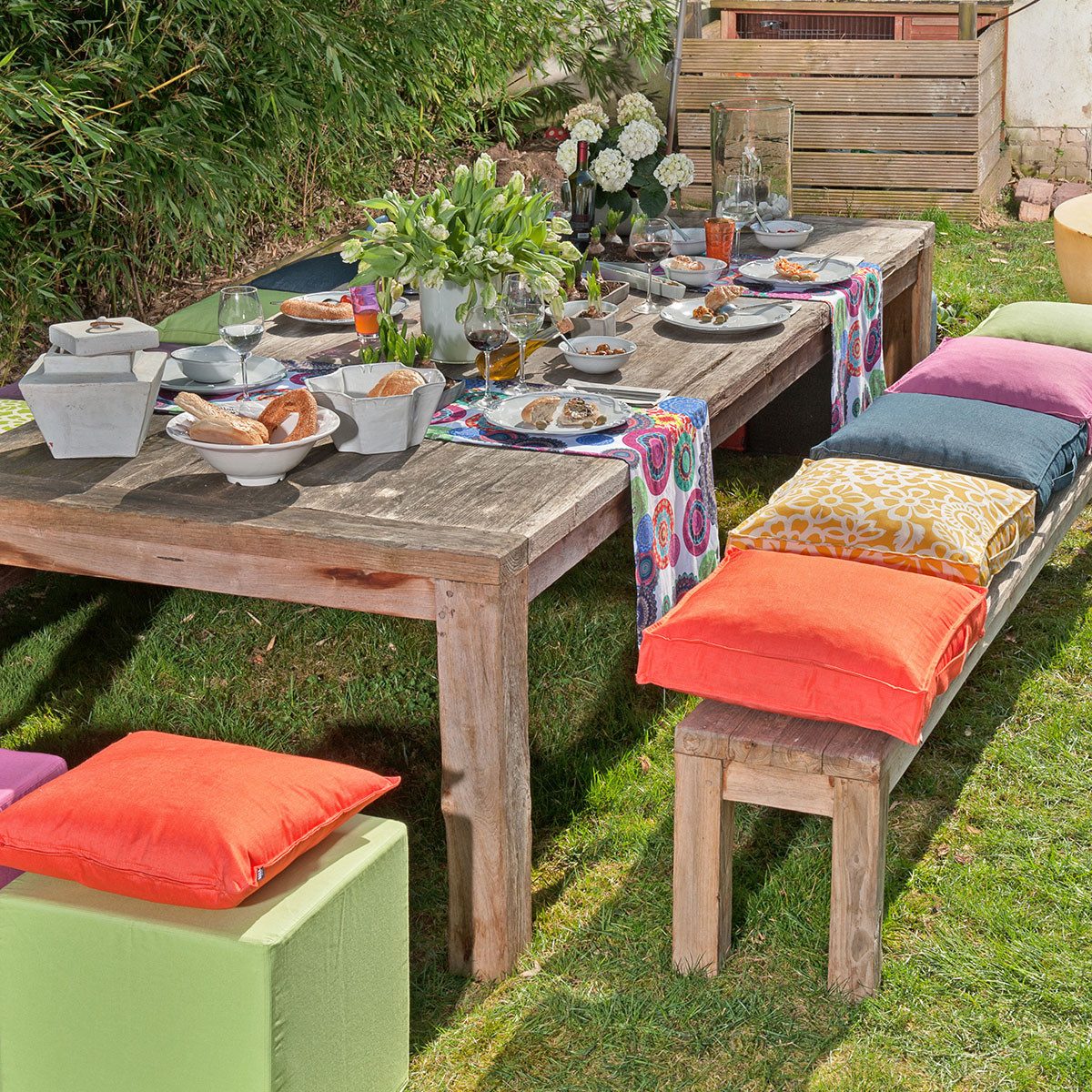 H.O.C.K. Gartenlounge-Hocker H.O.C.K. Caribe Outdoor Cube/ günstig online kaufen