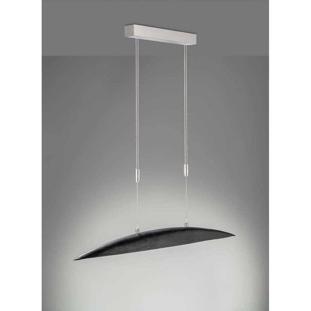 schwarz etc-shop Pendelleuchte, Hängelampe Esstischlampe dimmbar Zugpendelleuchte LED