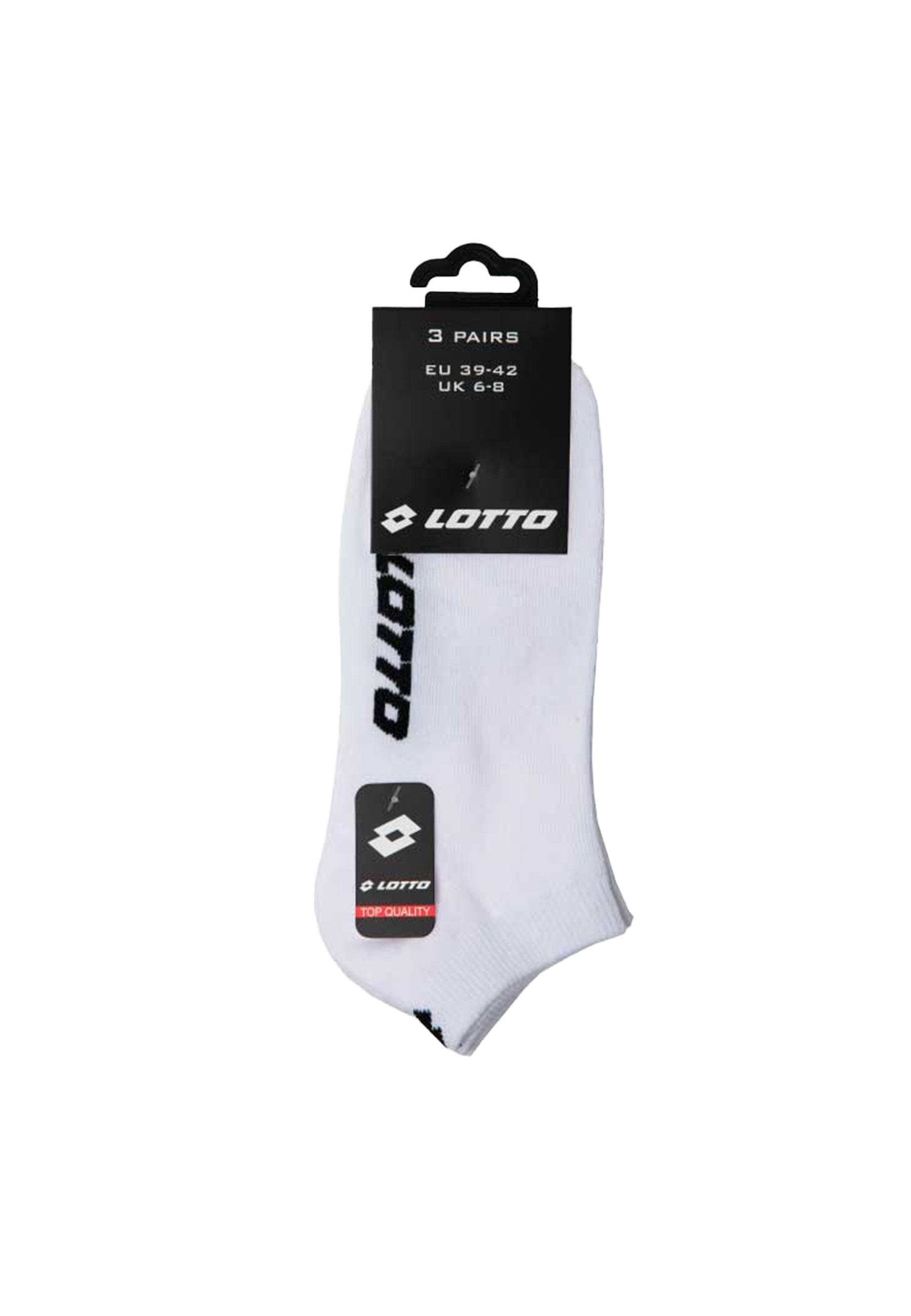 Lotto Socken Lotto - Sneakersocken (3er-Pack) (Set, 3-Paar, 3er Pack)