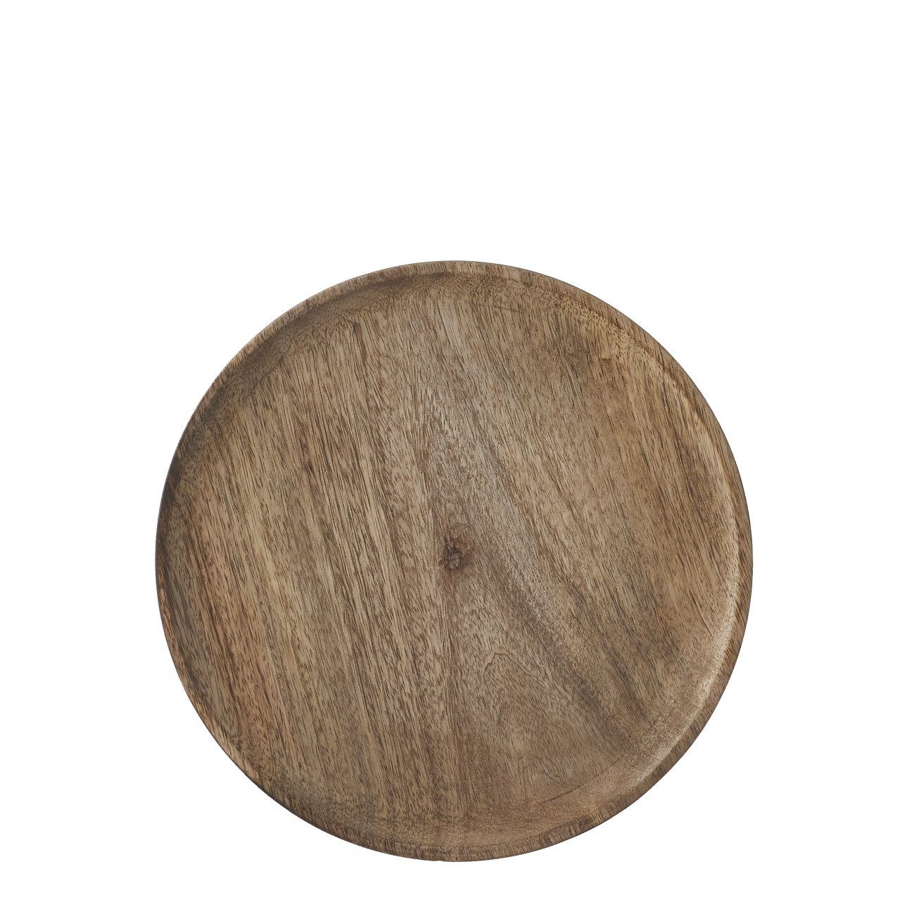 Mica Decorations Dekoteller Mica Dekoteller Mangoholz Ø 30 x H 2 cm braun