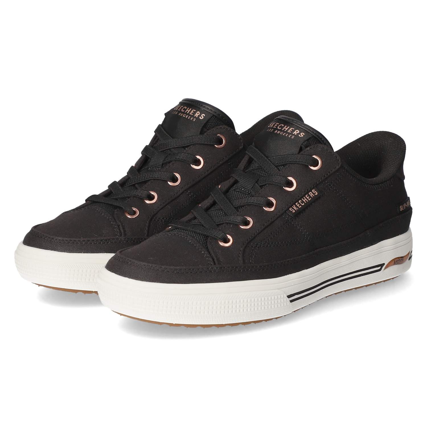 Skechers Skechers 177197 BLK Damen Textil schwarz Schnürschuh günstig online kaufen