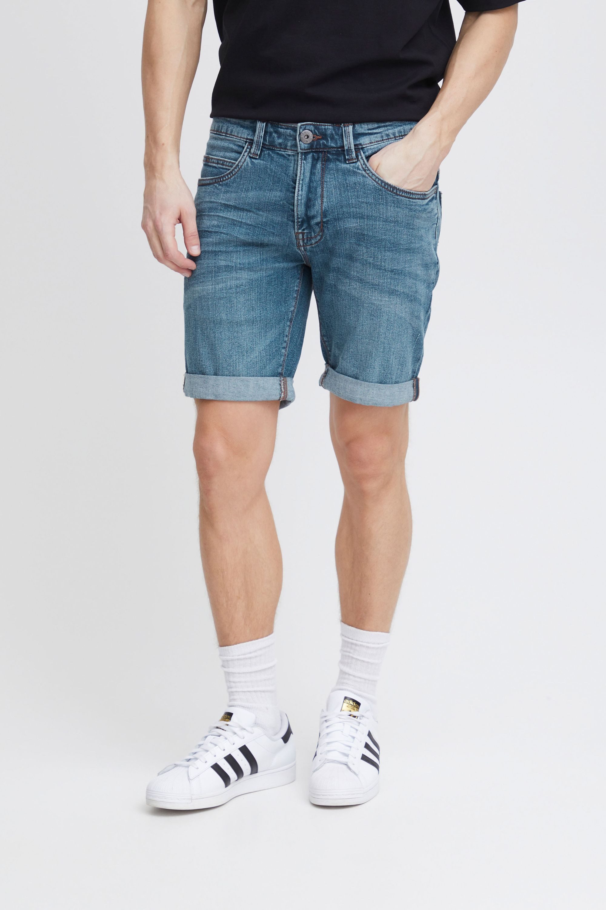 Indicode Jeansshorts IDQuentin Kurze Hose im 5-Pocket-Stil günstig online kaufen