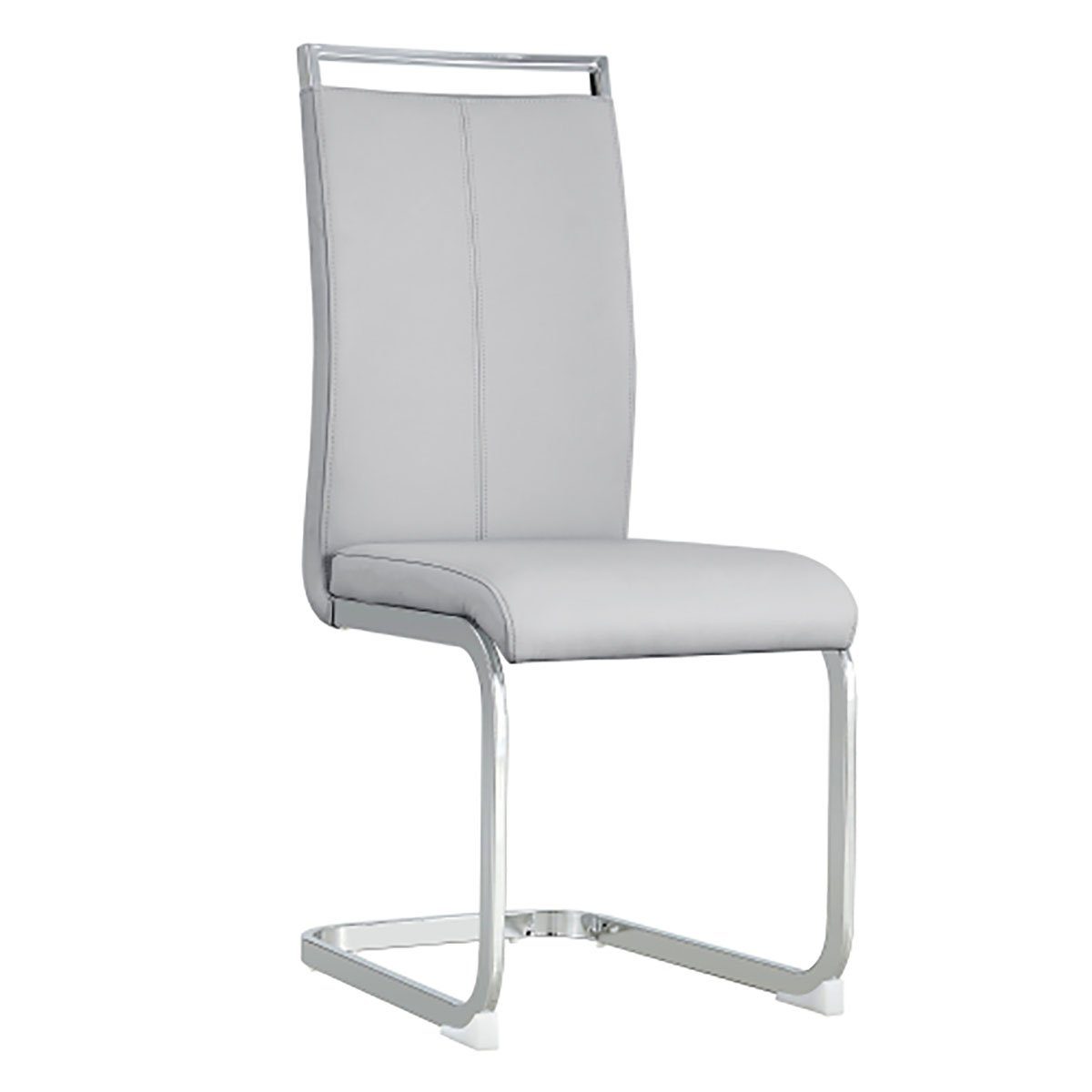 Esszimmerstühle Moderne Set 4 verchromtes Metallgestell DOTMALL Stuhl