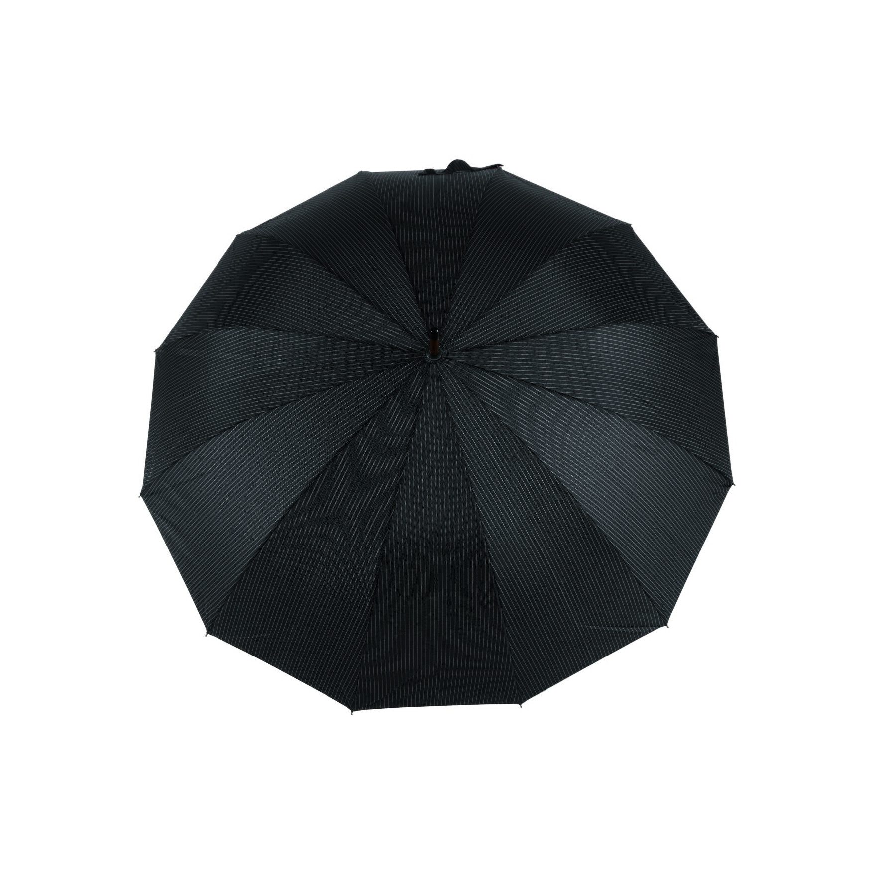 Susino Stockregenschirm mit Holzgriff ø114 cm - Regenschirm, Punkt-Motiv, Automatiköffnung – Bild 2 von 5