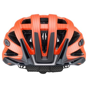 Uvex Fahrradhelm i-vo cc orange carbon-look mat