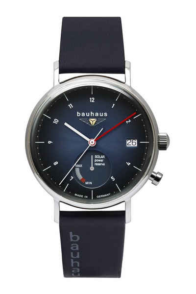 bauhaus Solaruhr 2112-3, Armbanduhr, Herrenuhr, Datum, Made in Germany