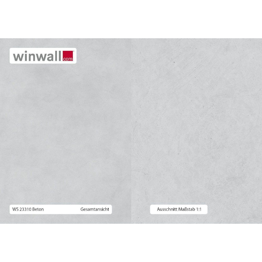 winwall Duschrückwand Duschrückwände ALU-Verbundplatte Dekor: Beton, (1-tlg), Wandverkleidung aus Alu