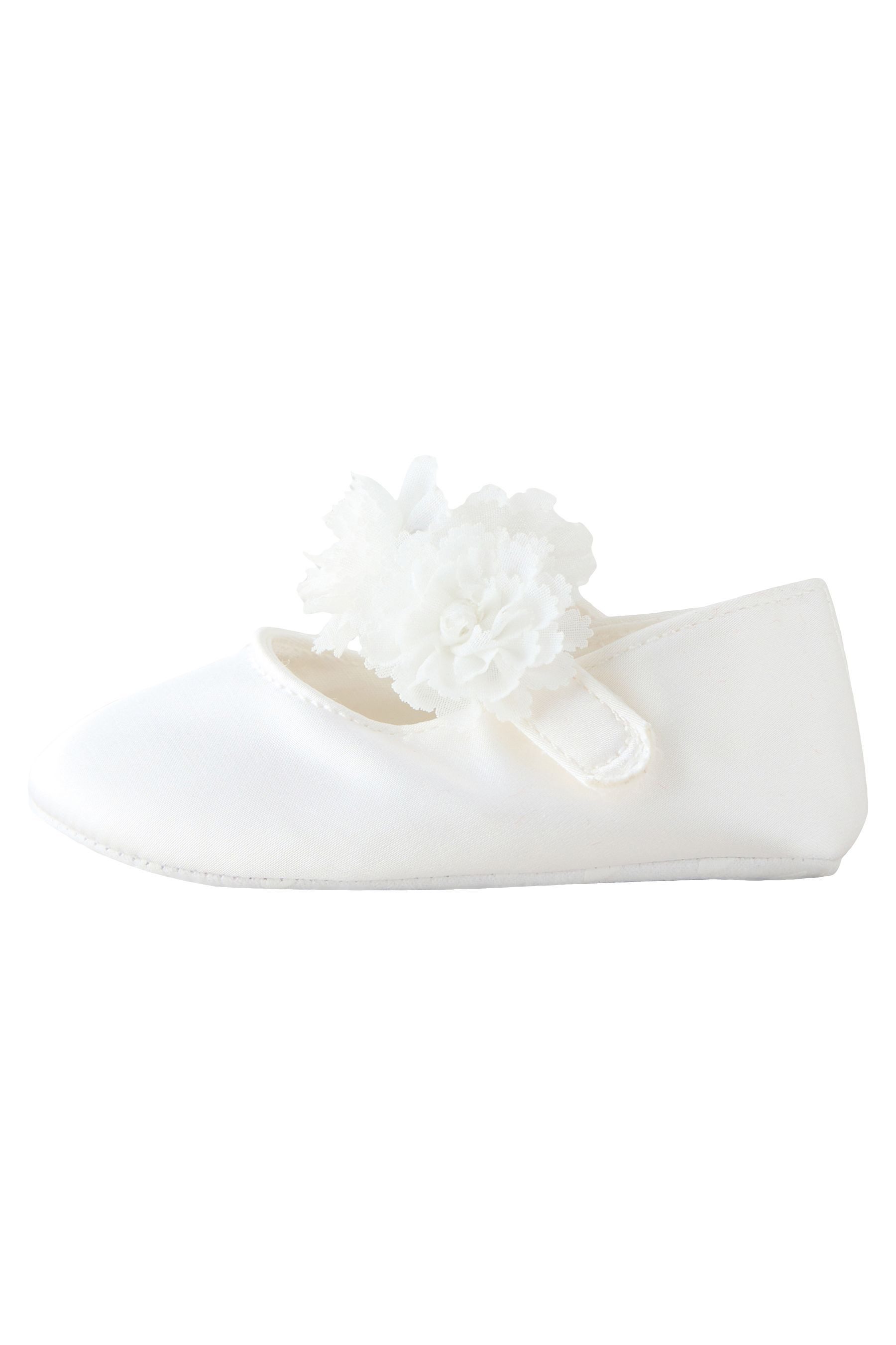 Next Baby Satin-Schuhe mit Blumendetail Babystiefel
